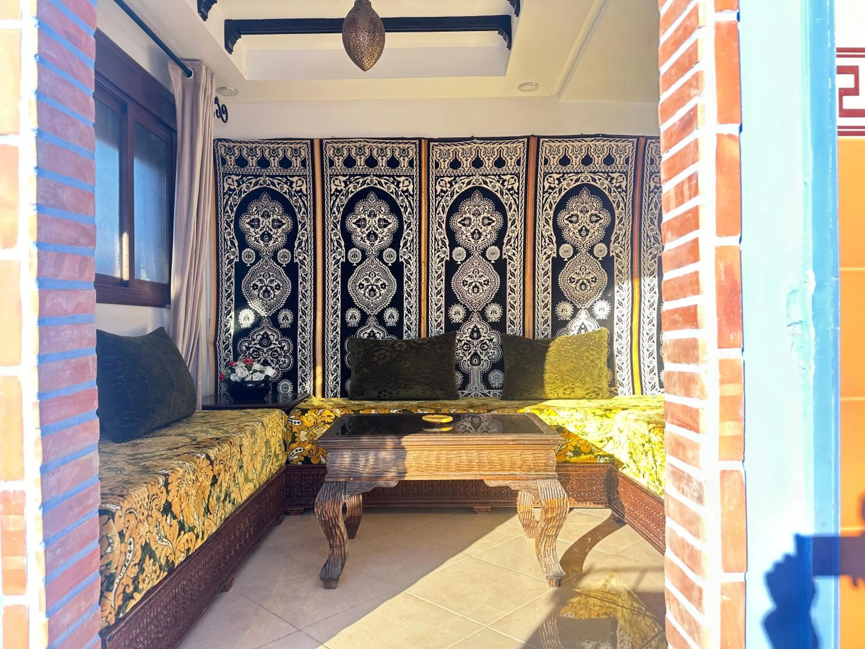 Patio in Maison d'hôtes Afassi