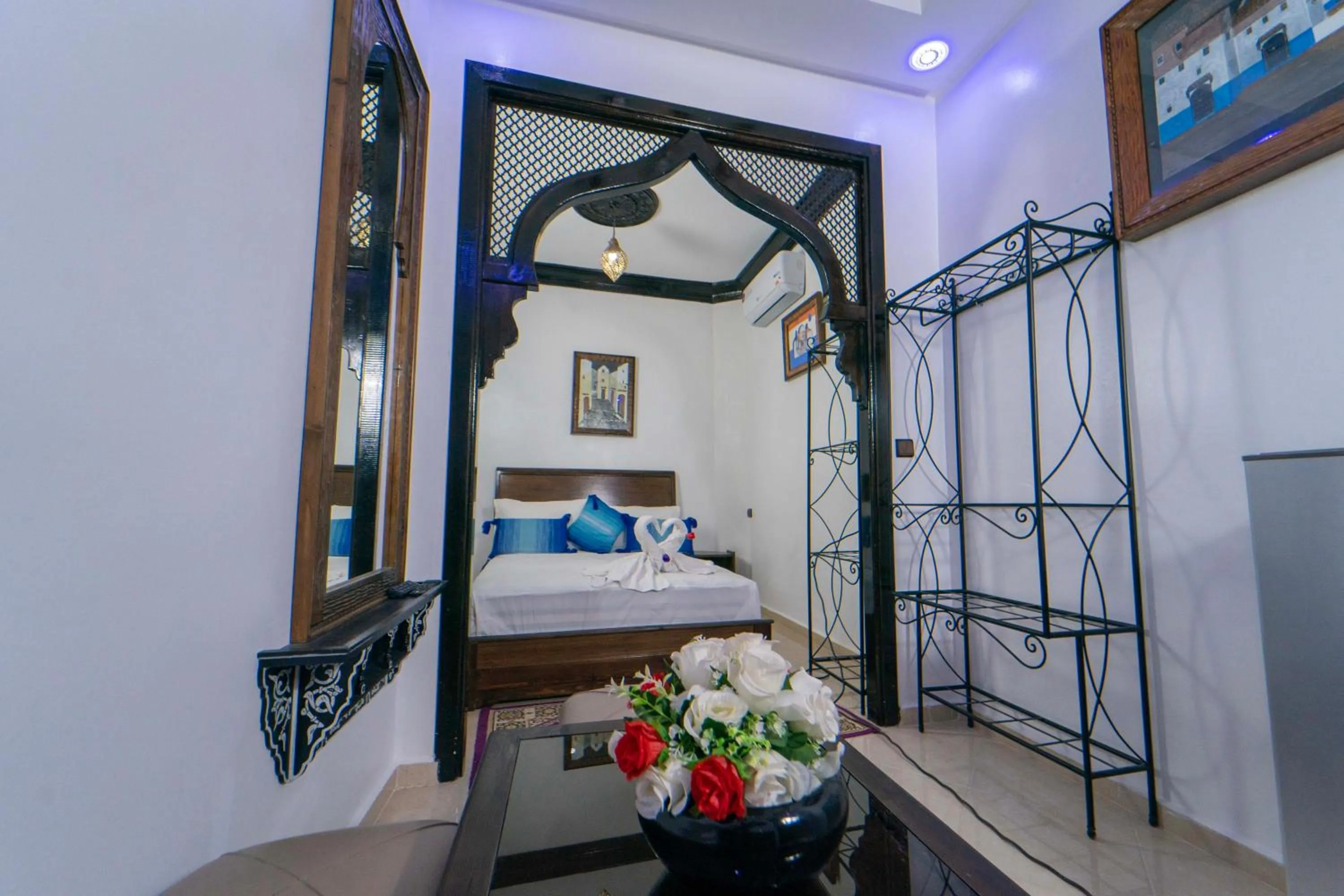 Bed in Maison d'hôtes Afassi