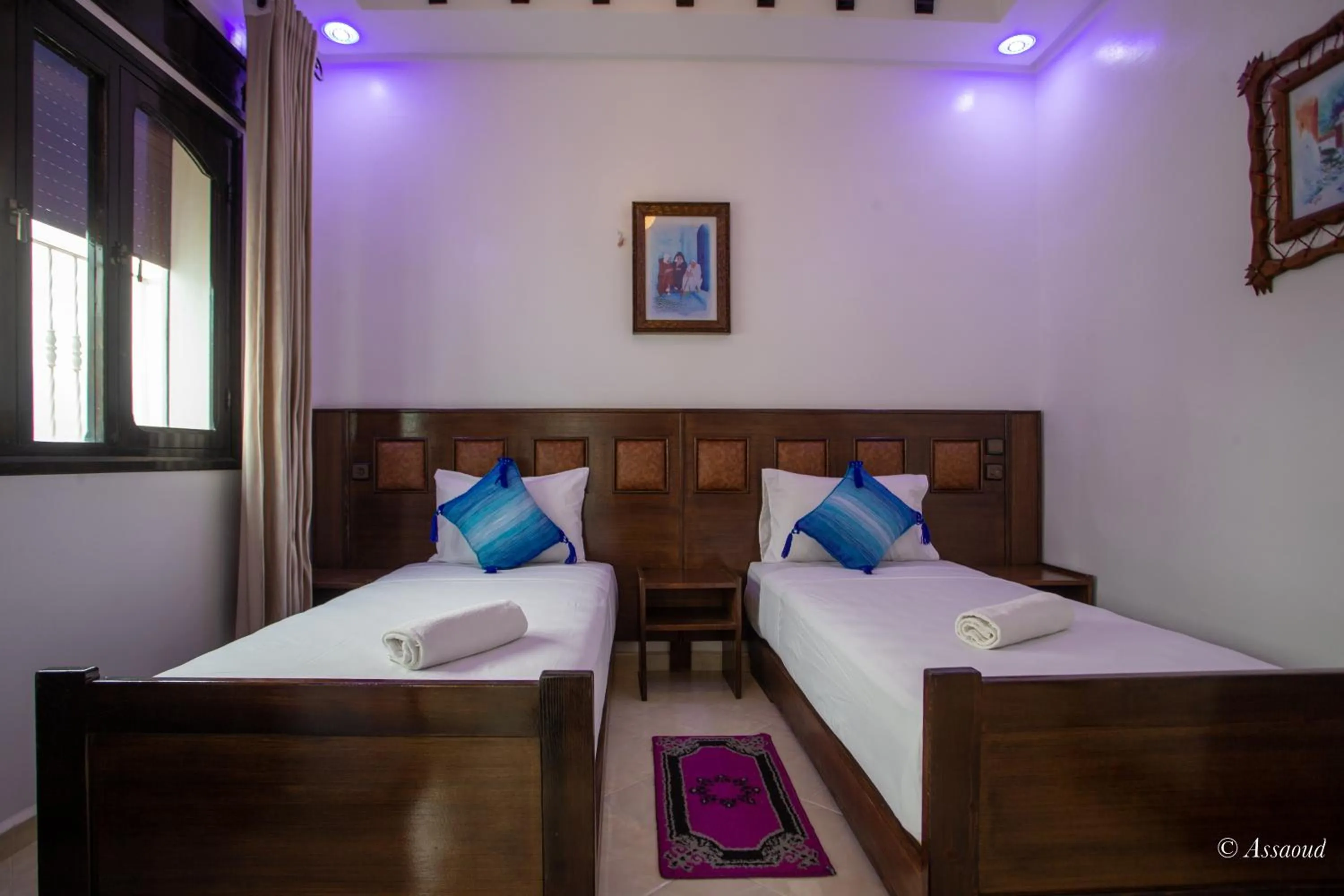 Bed in Maison d'hôtes Afassi