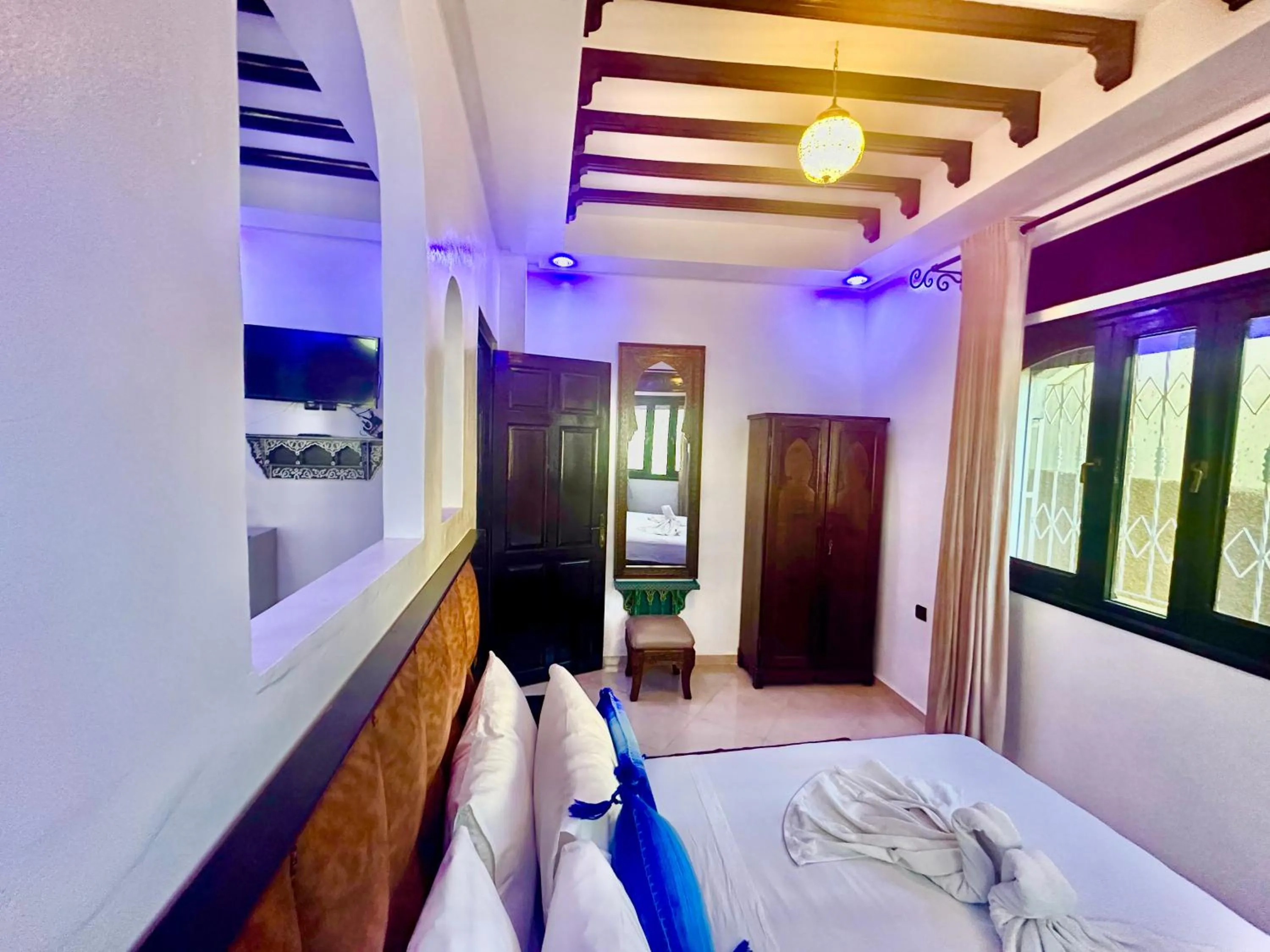 Bedroom, Bed in Maison d'hôtes Afassi