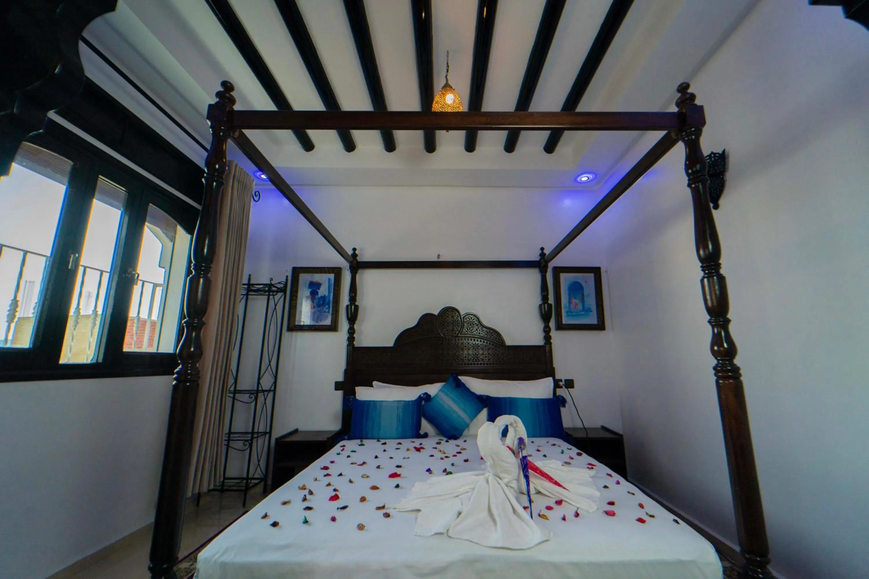 Bed in Maison d'hôtes Afassi