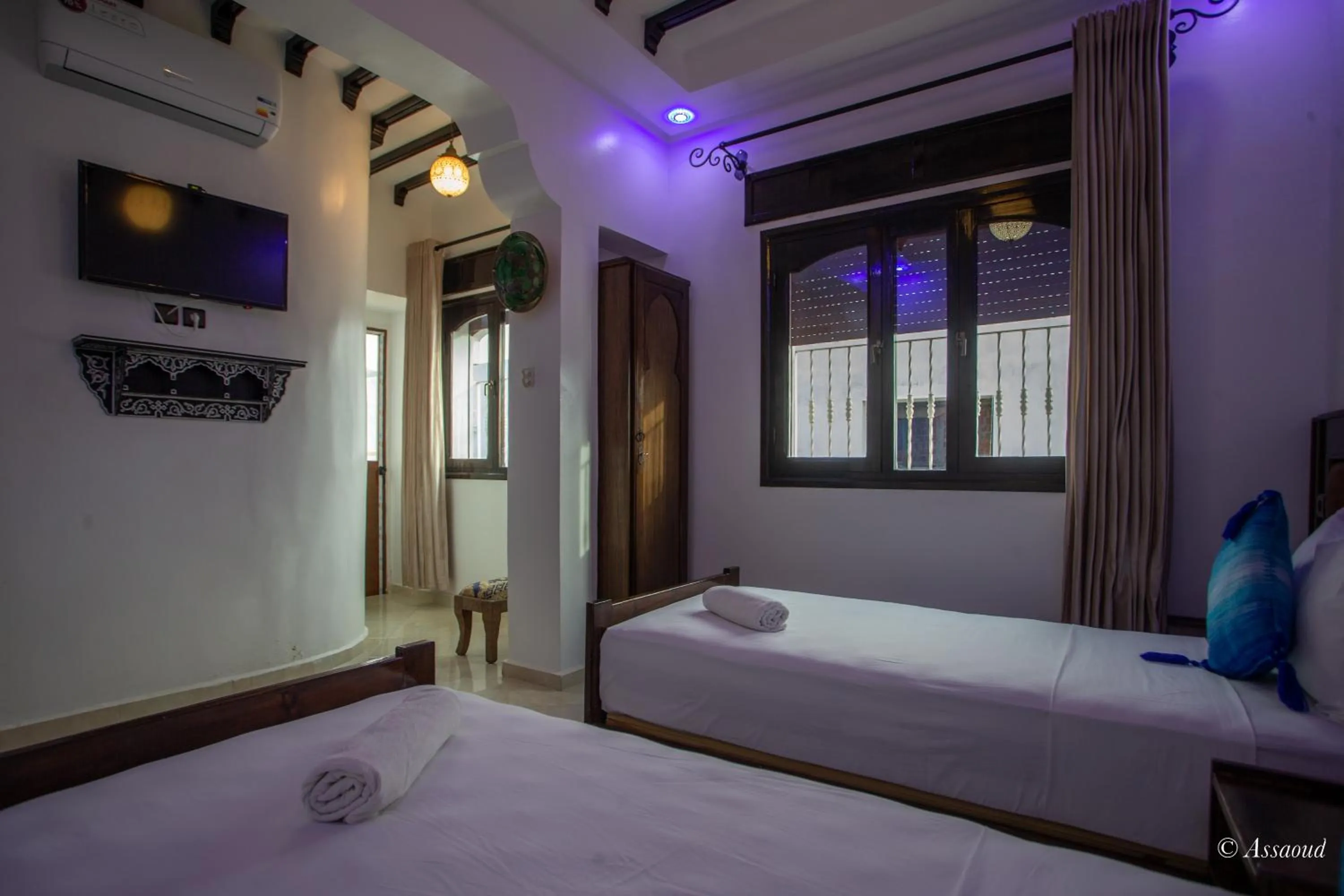 Bed in Maison d'hôtes Afassi