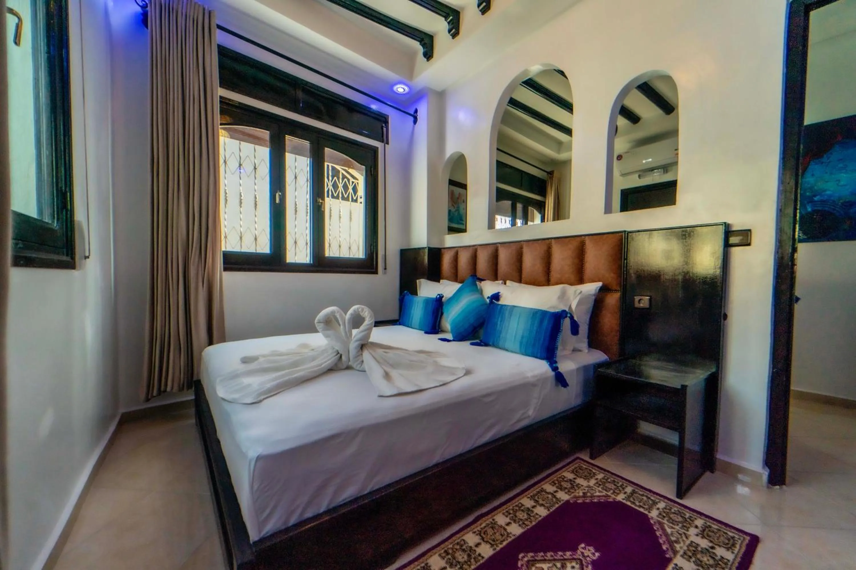 Bed in Maison d'hôtes Afassi