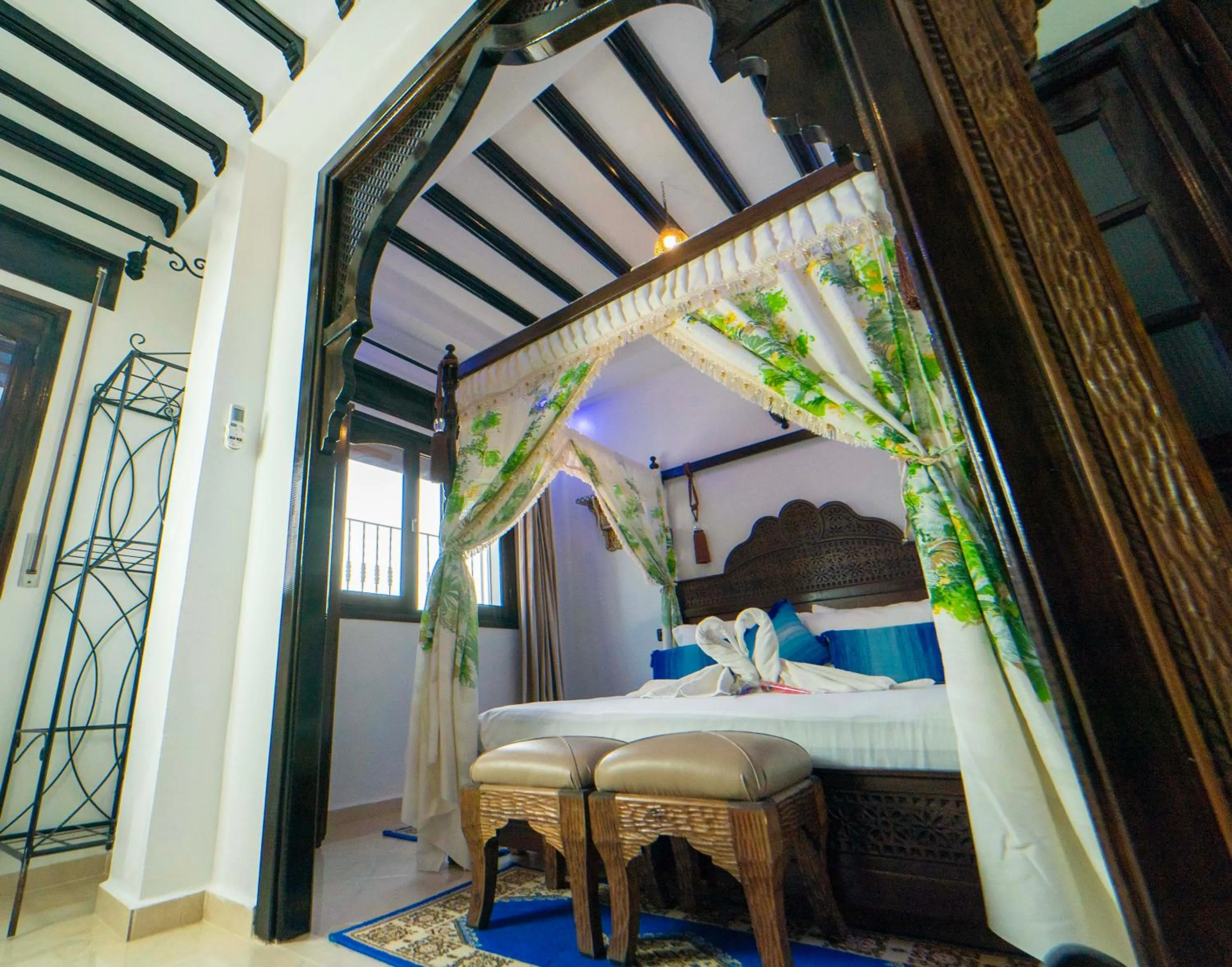 Bed in Maison d'hôtes Afassi