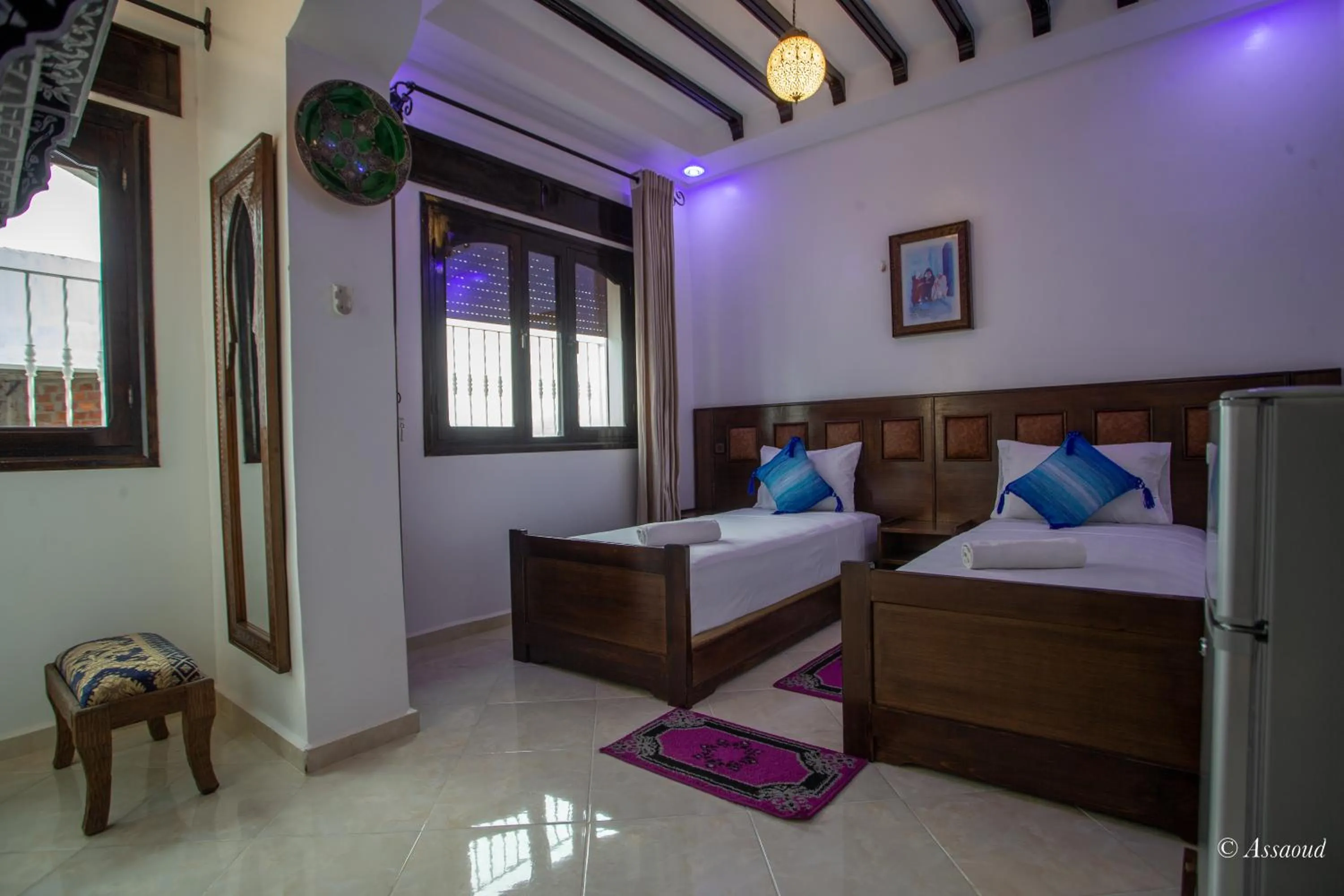 Bed in Maison d'hôtes Afassi