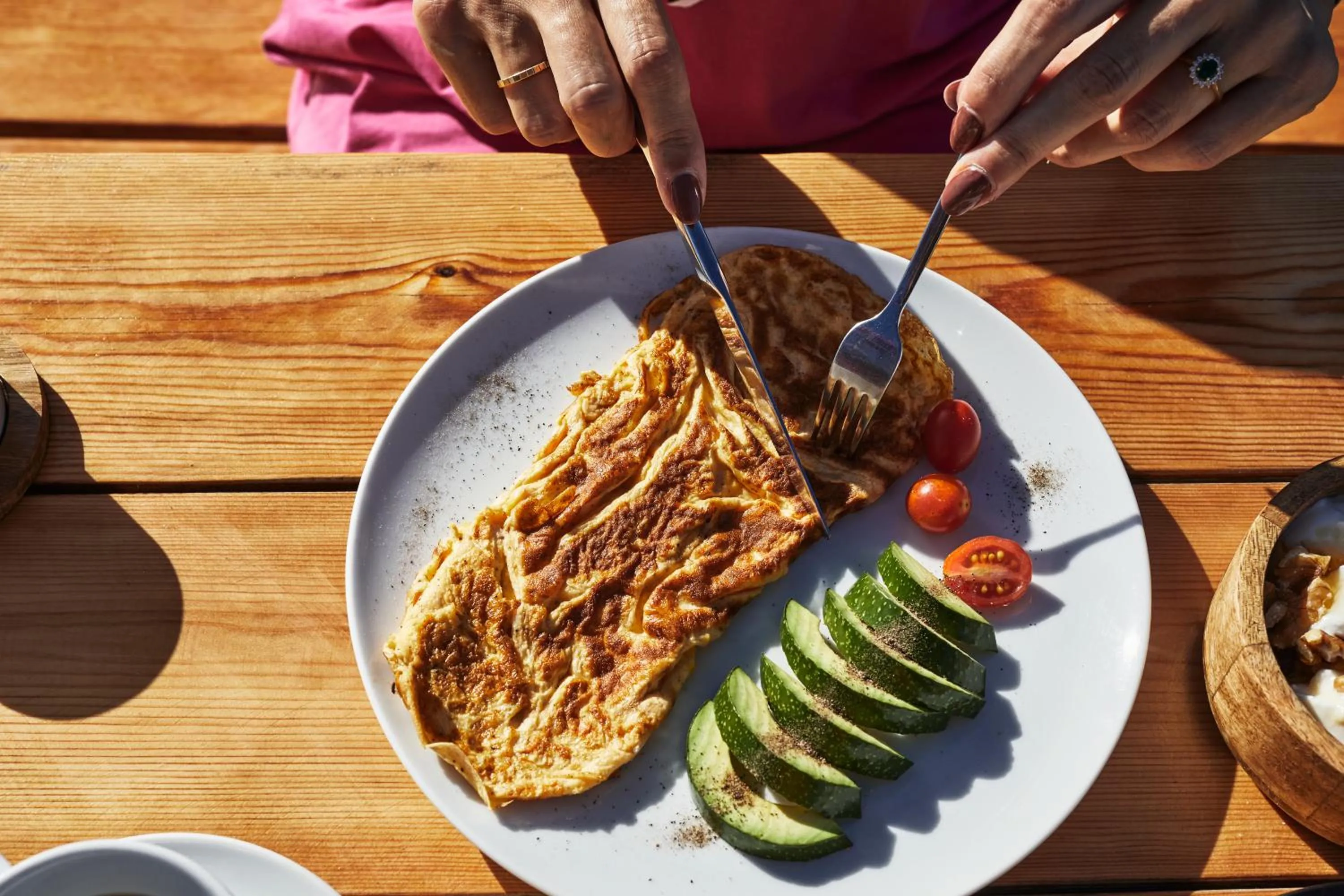 Breakfast in Athiri Santorini Hotel