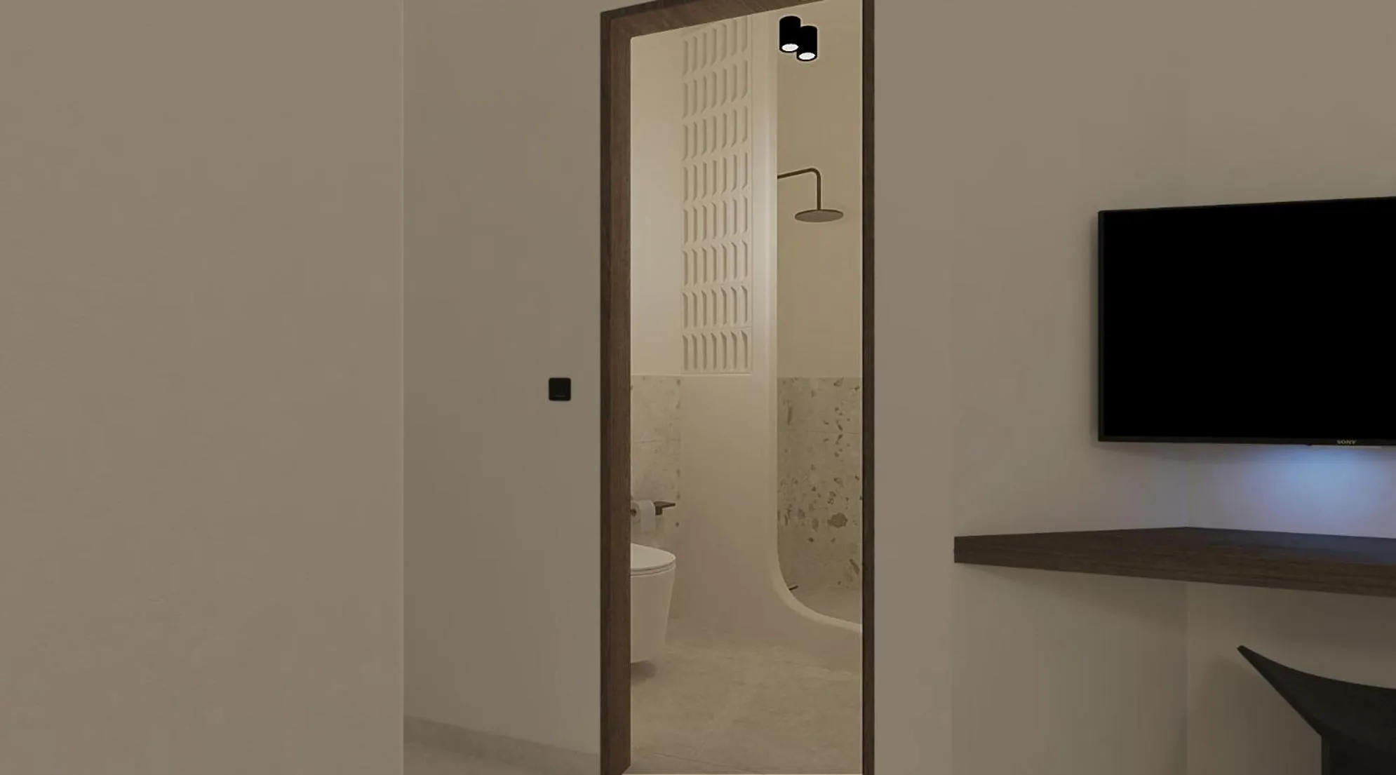 Bathroom in Athiri Santorini Hotel