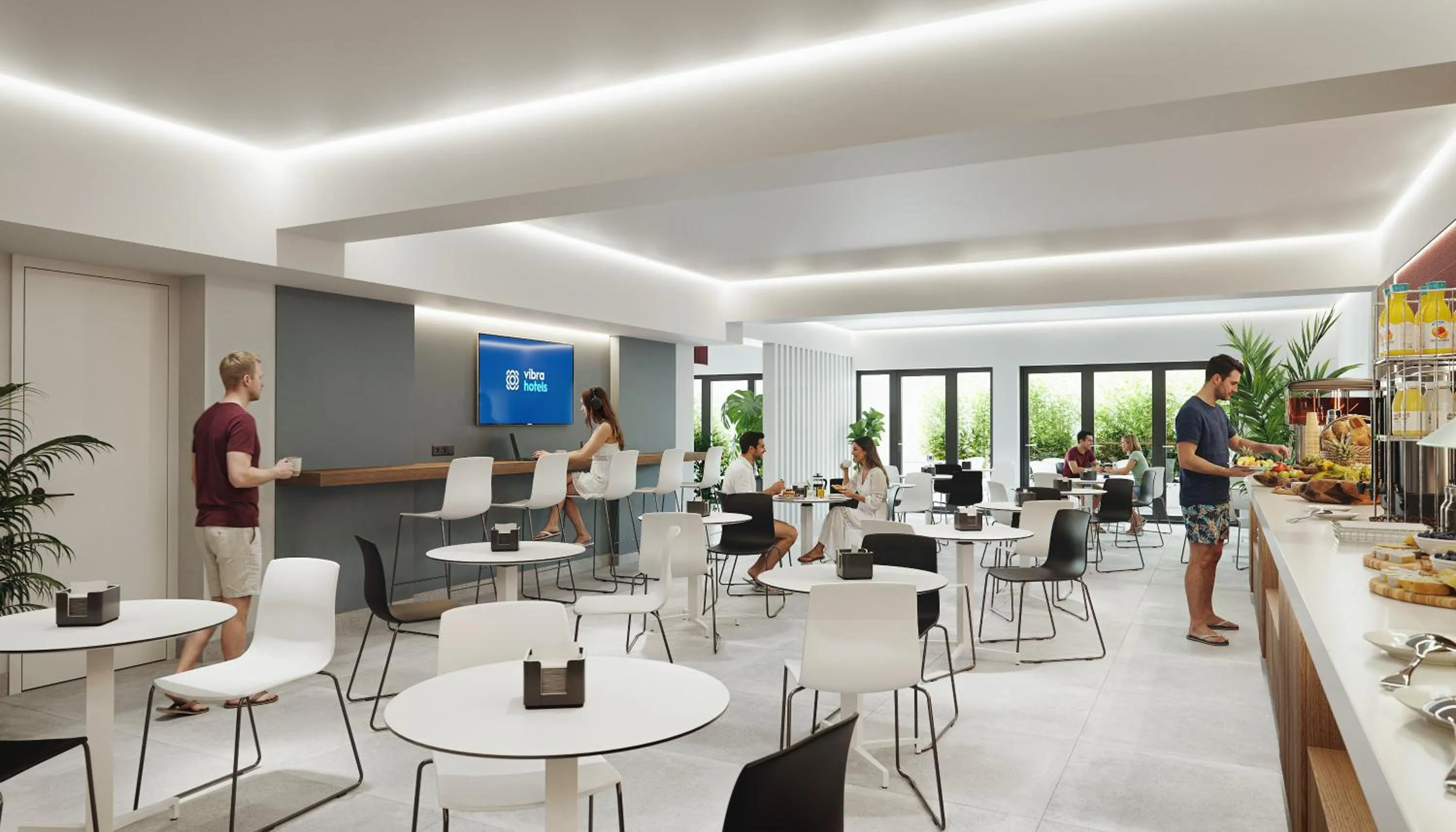 Restaurant/places to eat in Hotel Vibra Vila - New Opening 2026