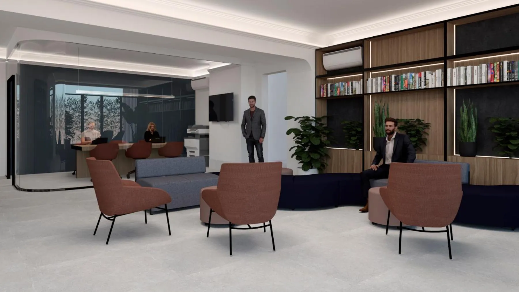 Seating area in Hotel Vibra Vila