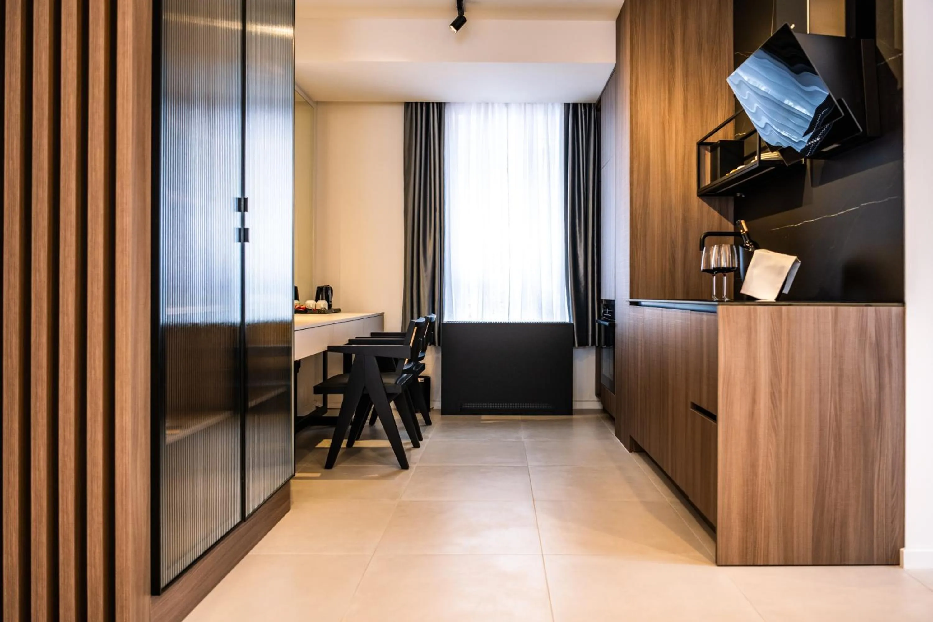 Kitchen or kitchenette in Hotel Adriale