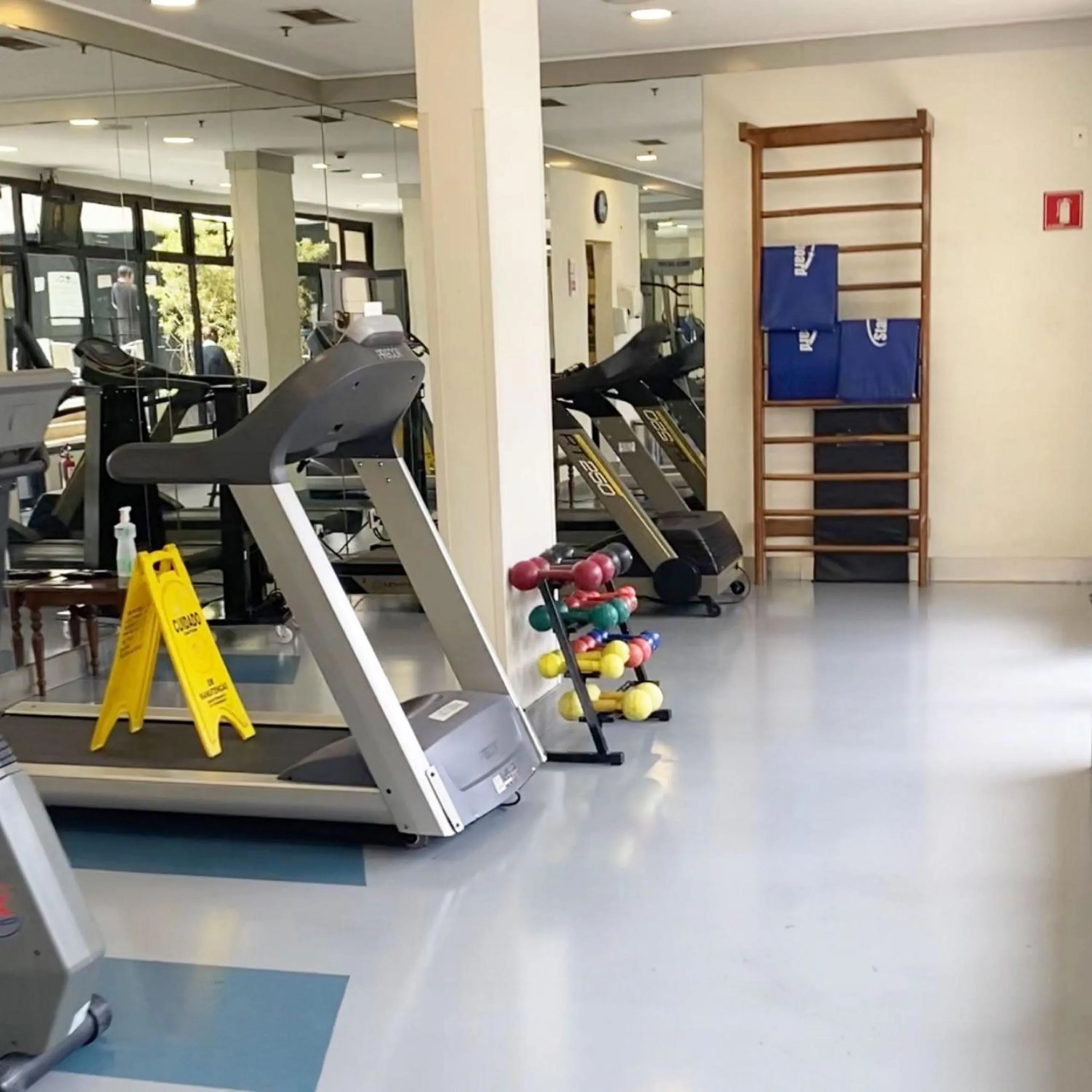 Fitness centre/facilities in Suite Flat Congonhas Duplo 1504
