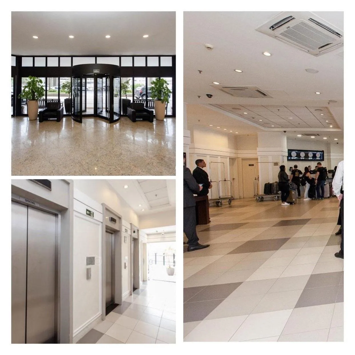 Lobby or reception in Suite Flat Congonhas Duplo 1504