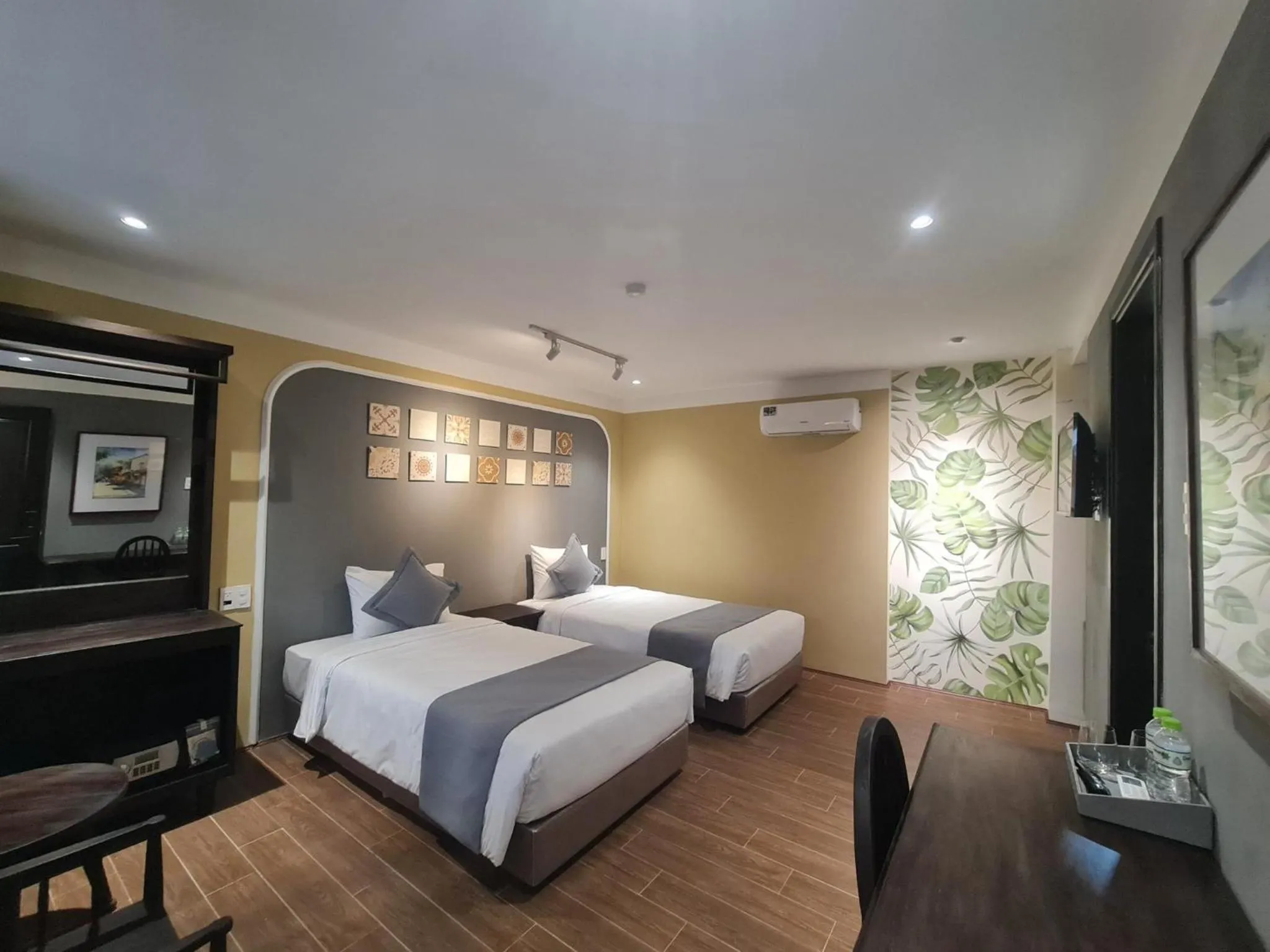 Bed in Hoianan Boutique Hotel
