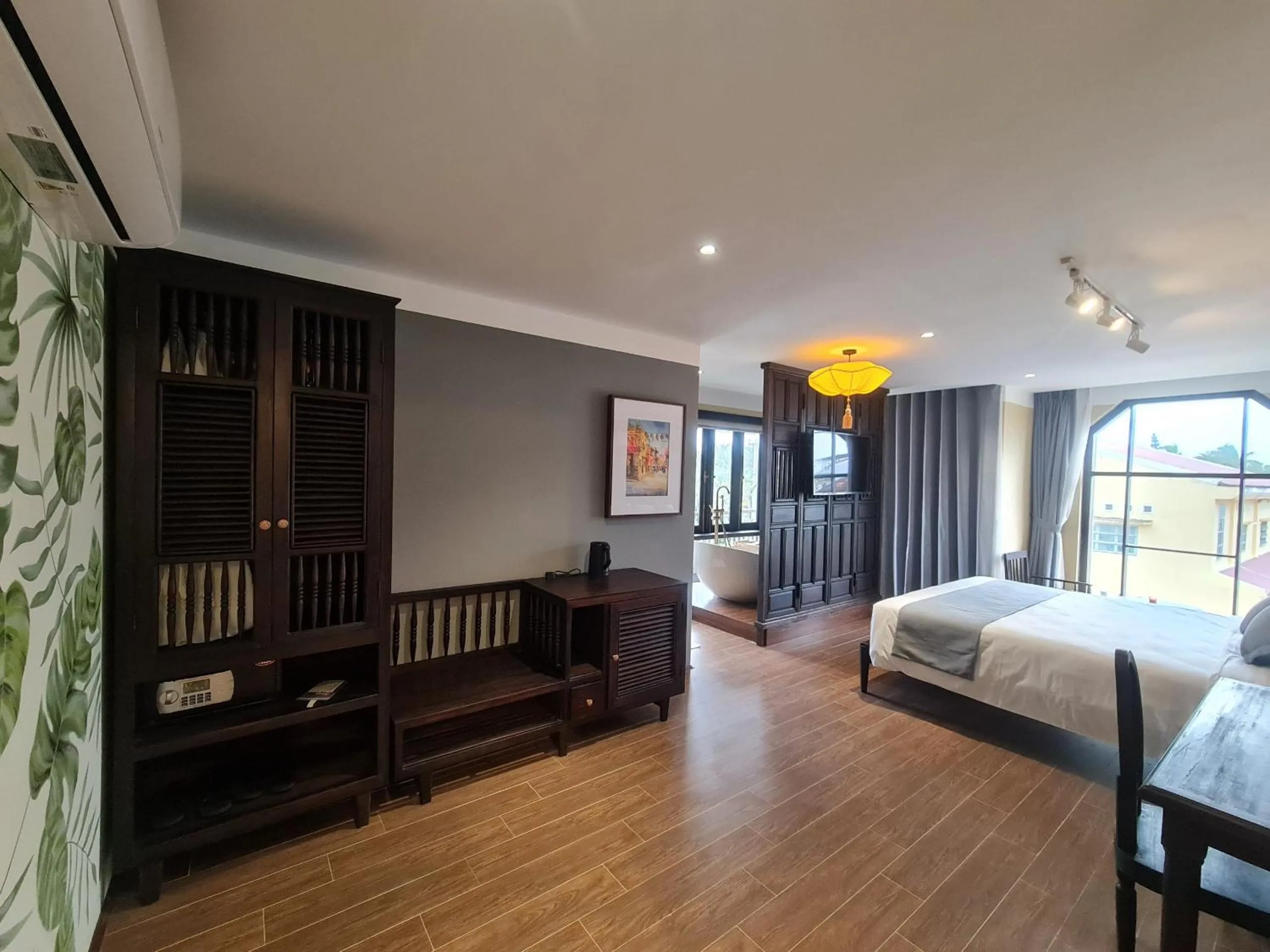 Bed in Hoianan Boutique Hotel