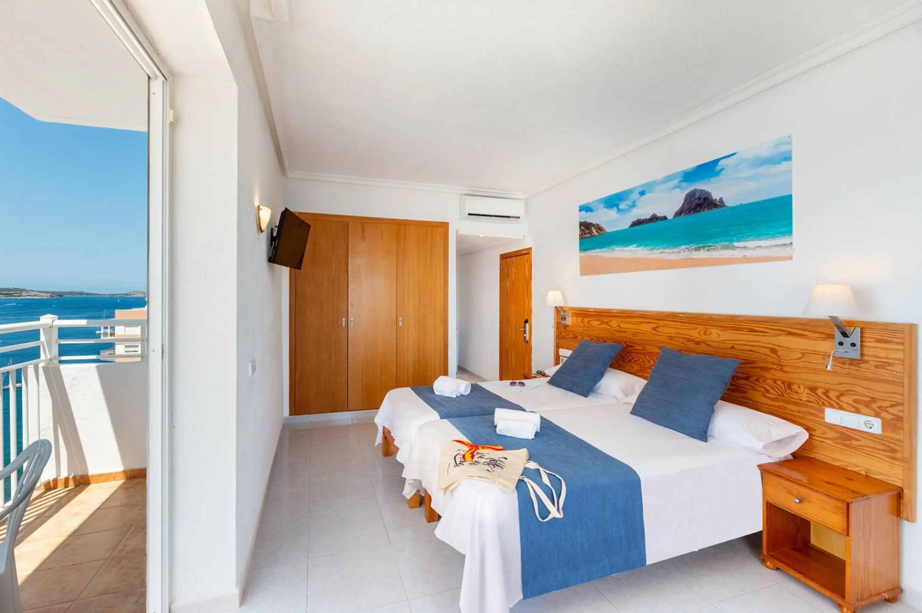 Twin Room with Sea View in Aparthotel Vibra Sanan - Adults only Twin Room with Sea View in Aparthotel Vibra Sanan - Adults only