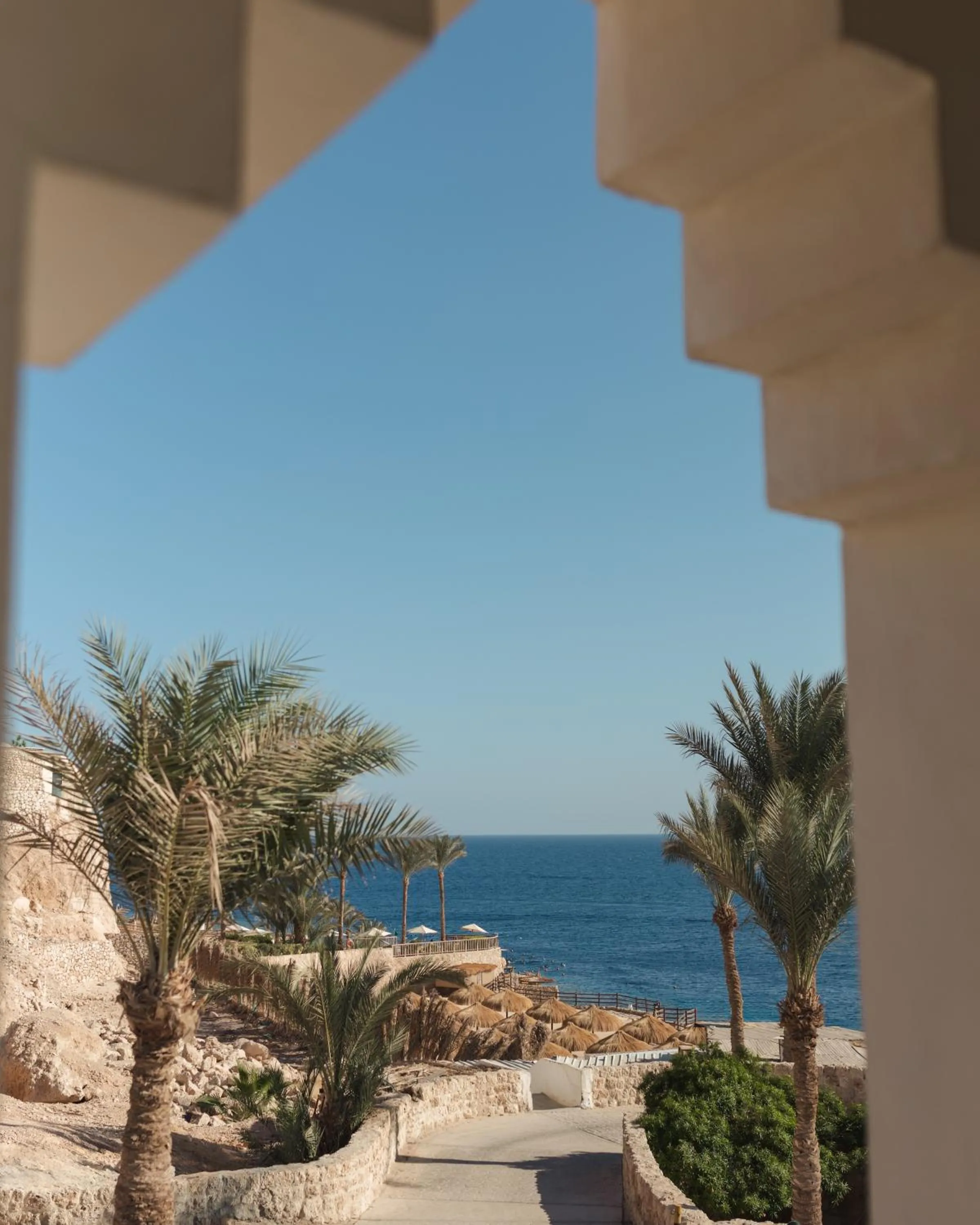 Property building in Sharm Resort