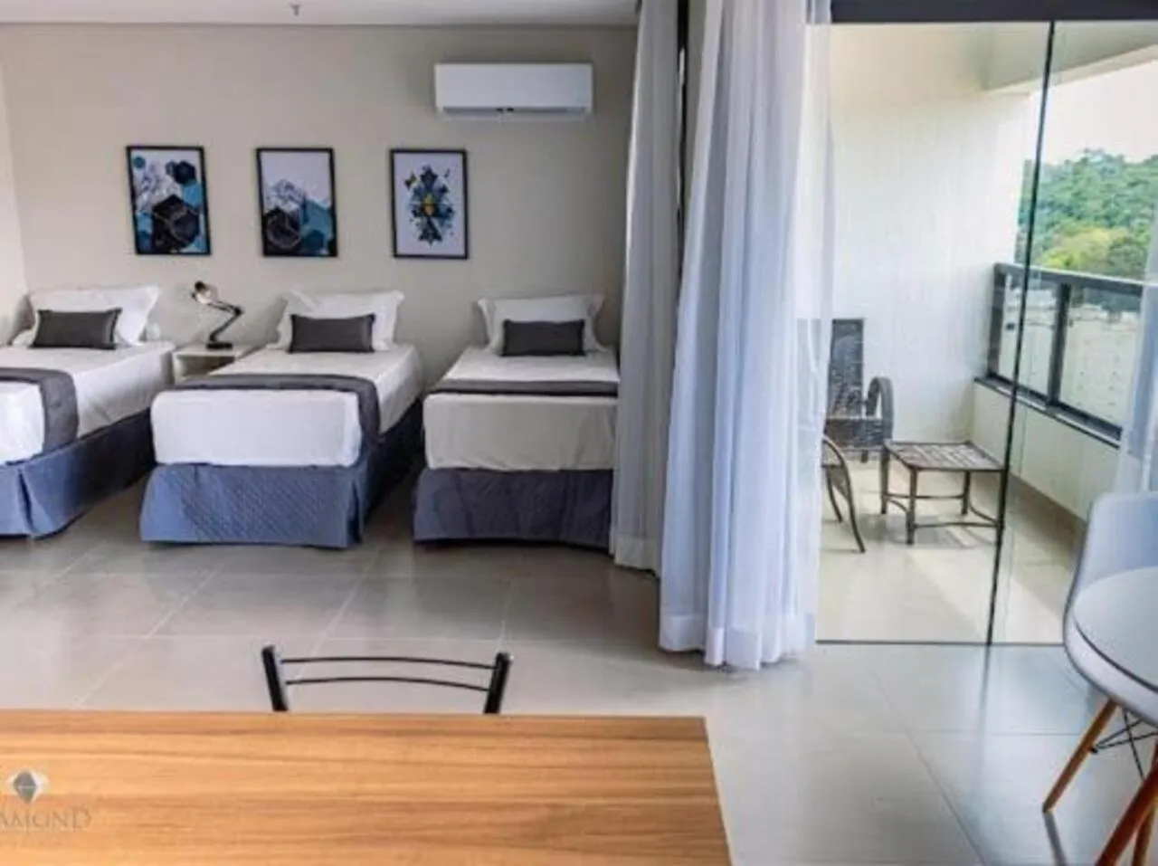 Bed in Diamond Hotéis e Flats