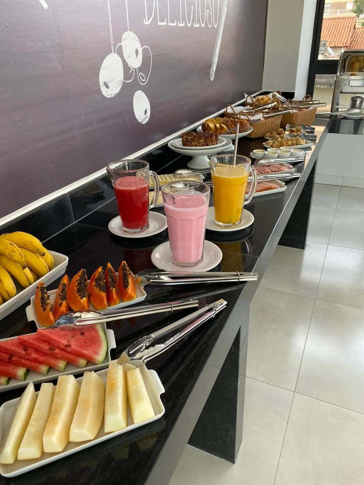 Breakfast in Diamond Hotéis e Flats