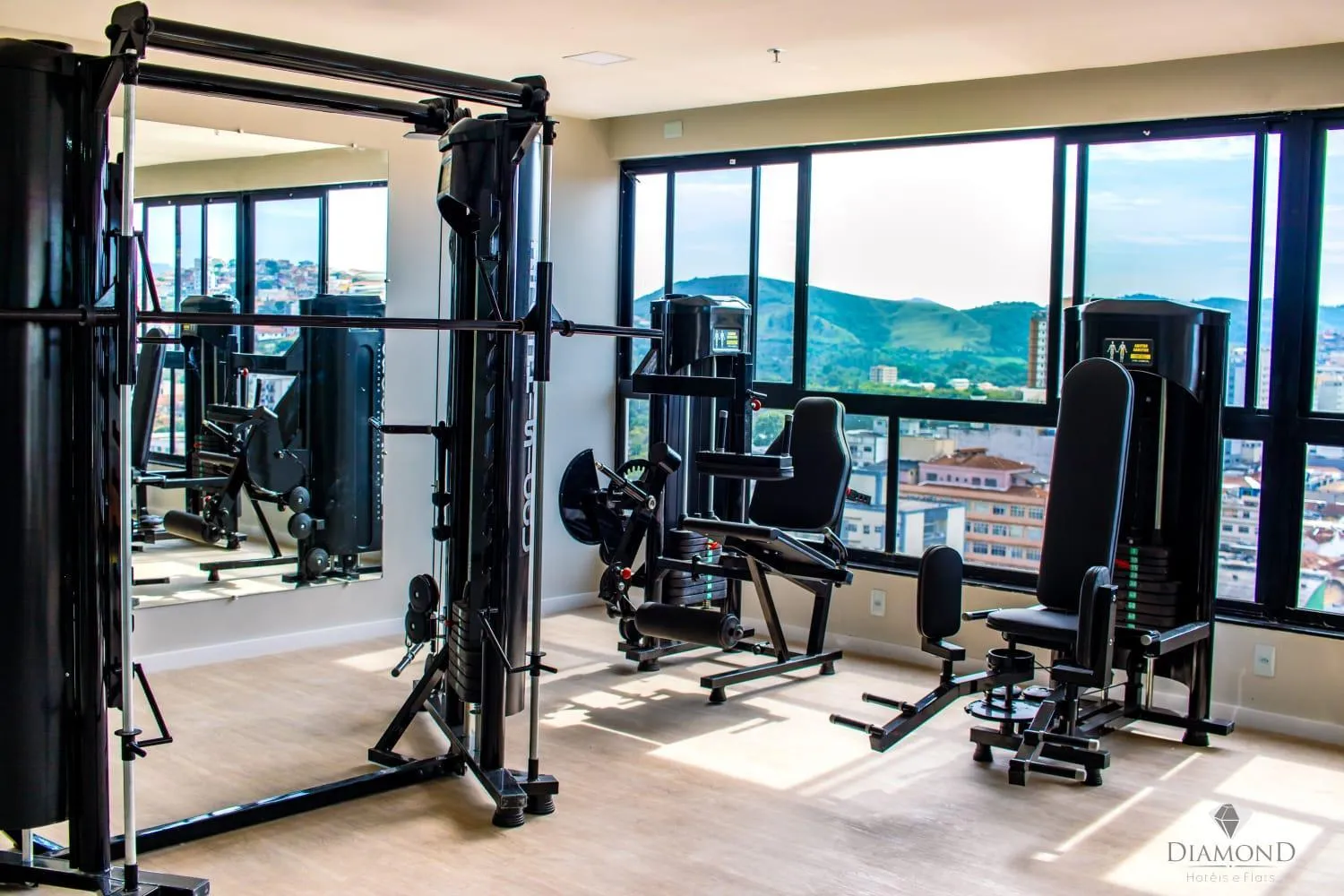Fitness centre/facilities in Diamond Hotéis e Flats