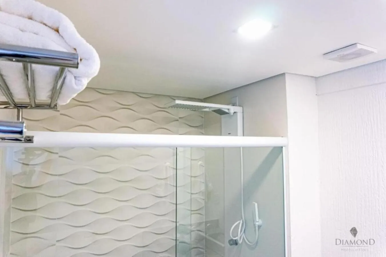 Bathroom in Diamond Hotéis e Flats