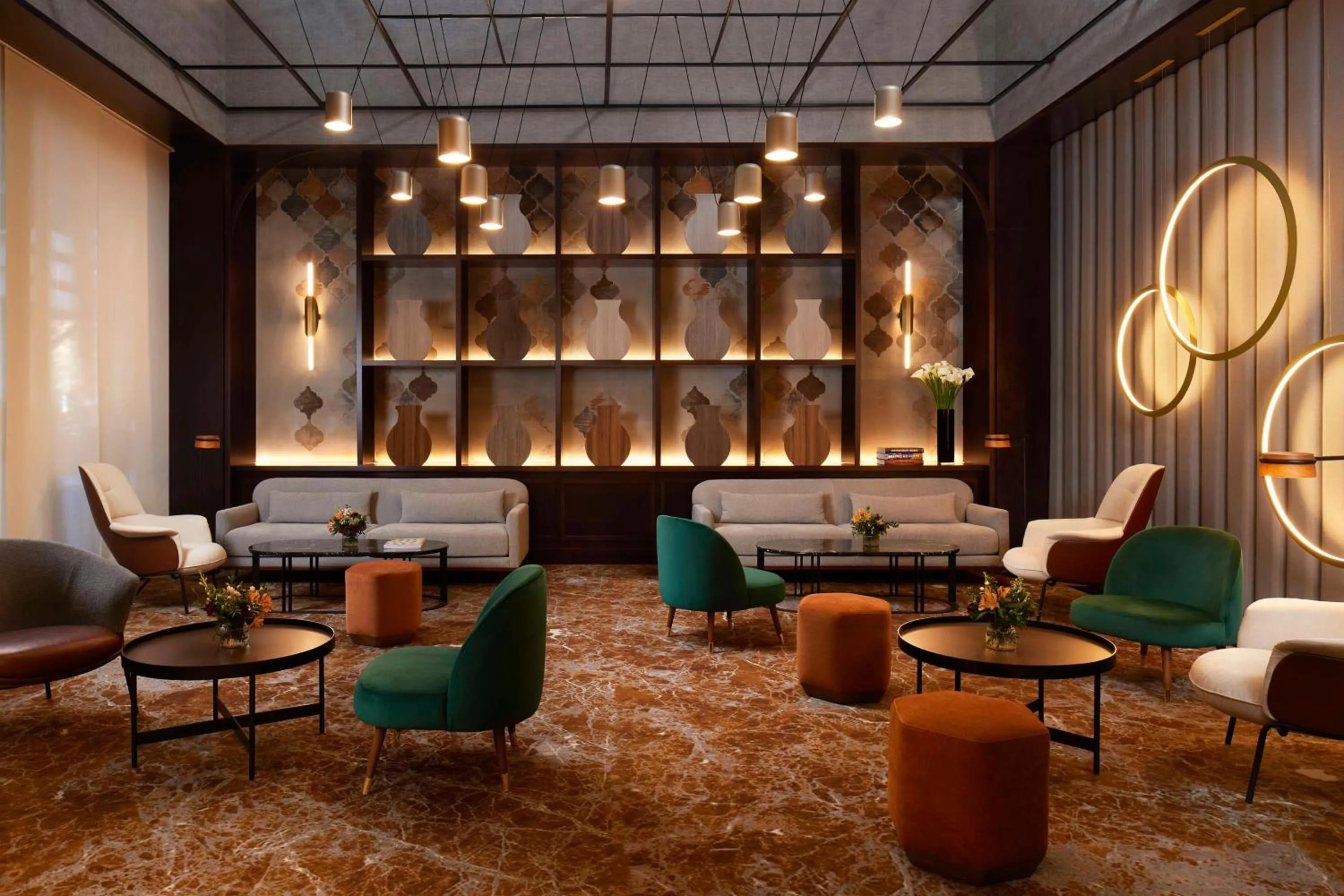 Lobby or reception in NH Collection Sevilla