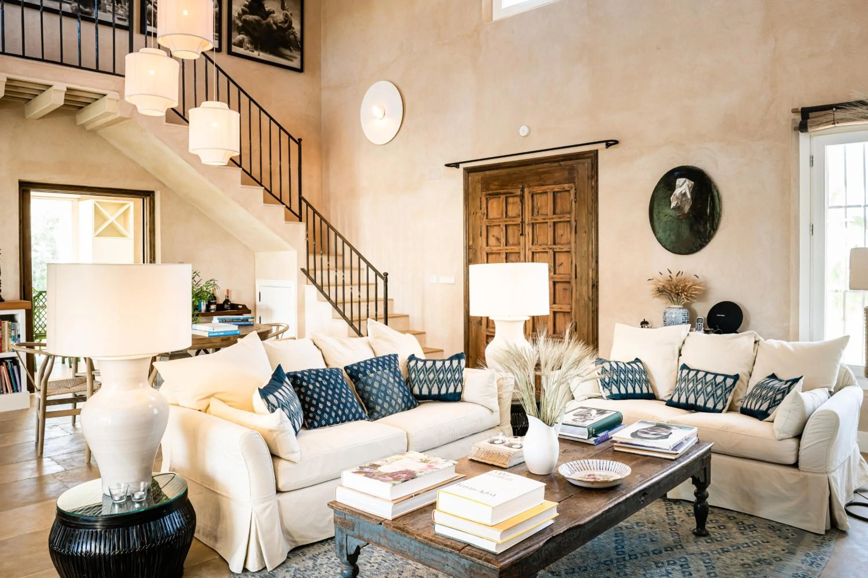 Living room in Hacienda de San Rafael