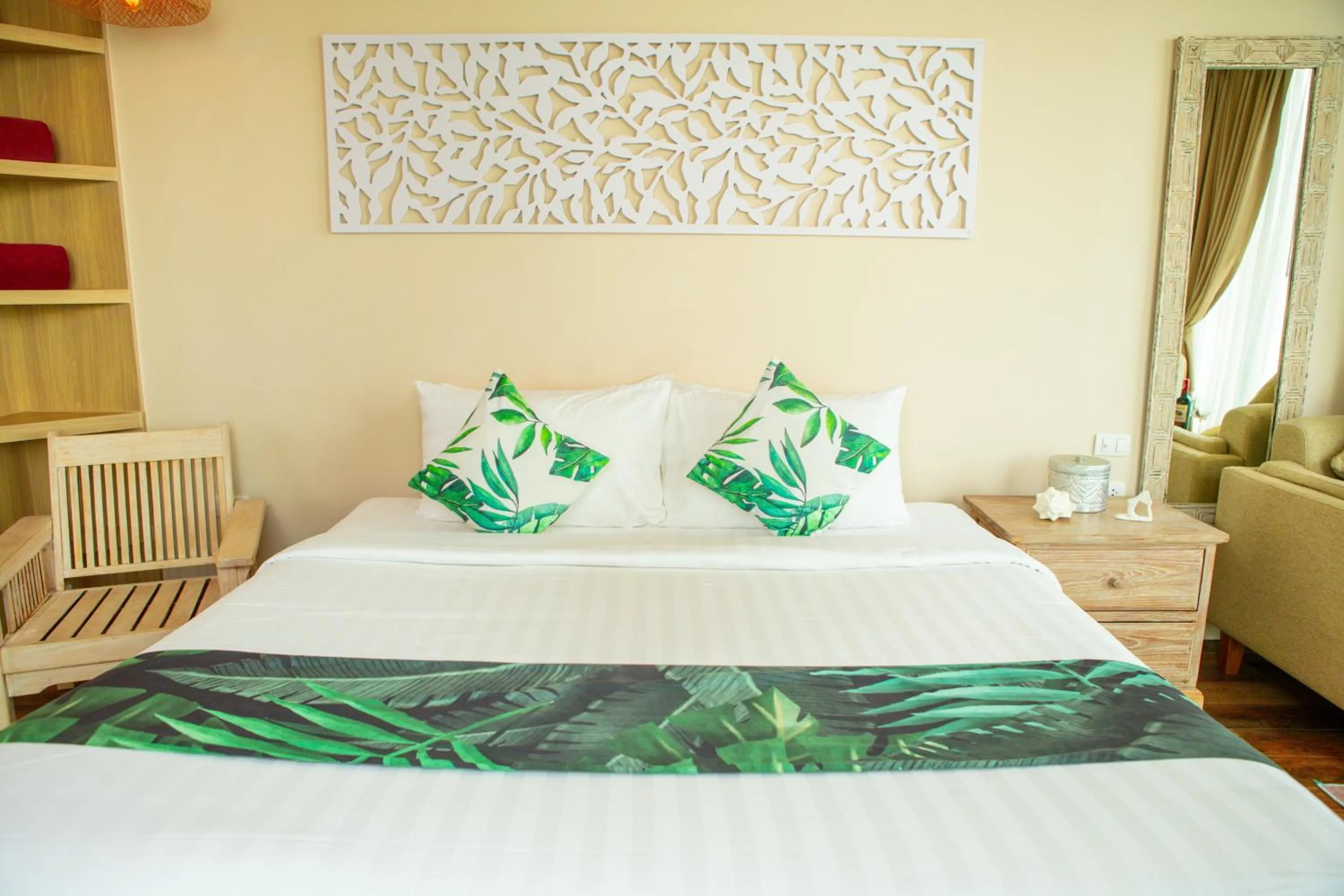 Bed in Vannee Golden Sands Beachfront Resort