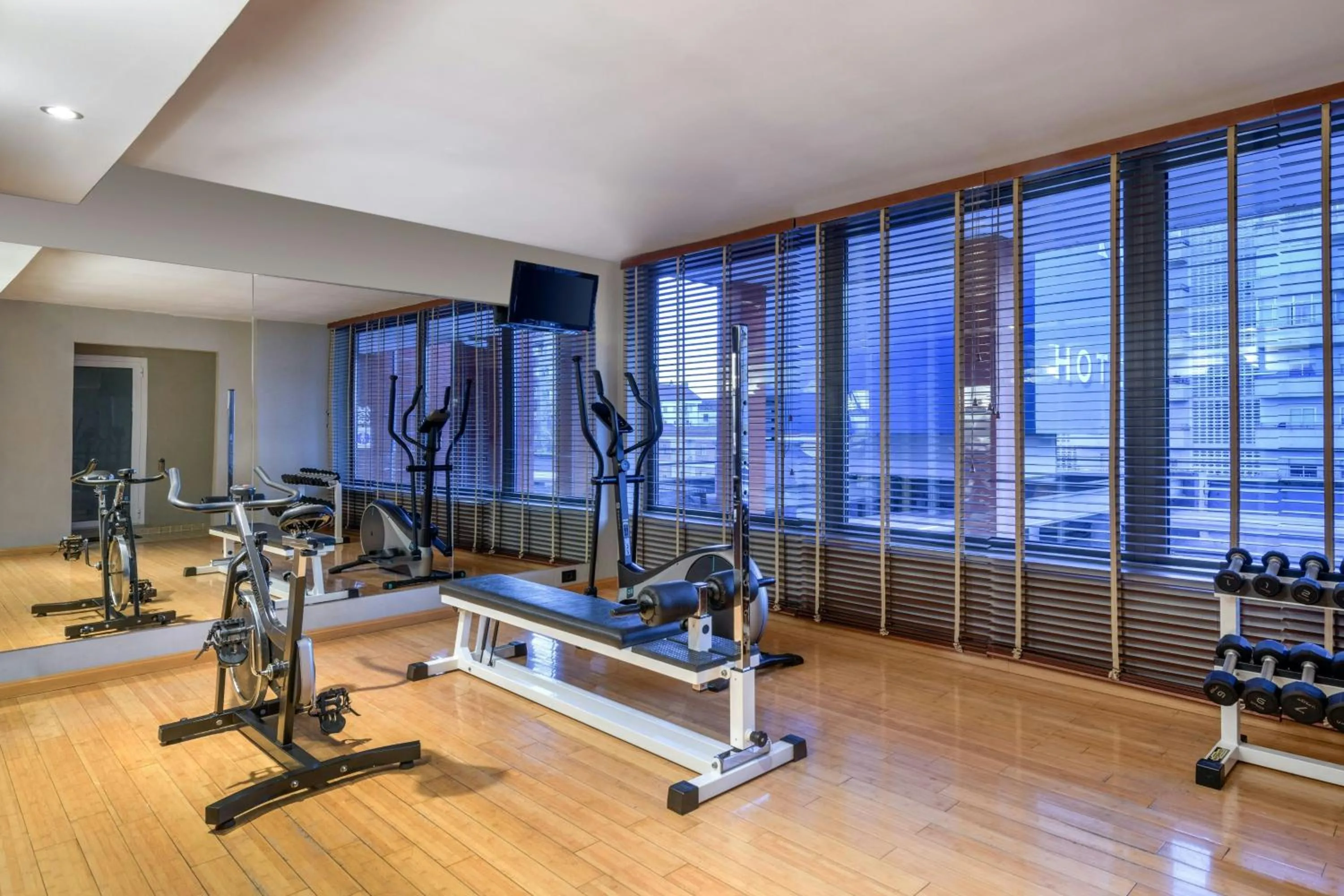Fitness centre/facilities in AC Hotel Zamora by Marriott