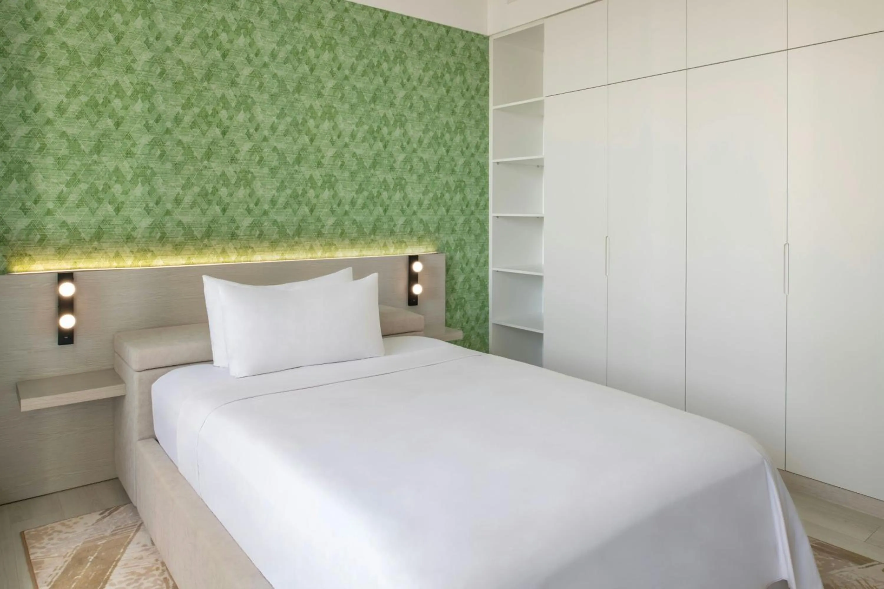 Bedroom, Bed in Element by Westin West Bay Doha