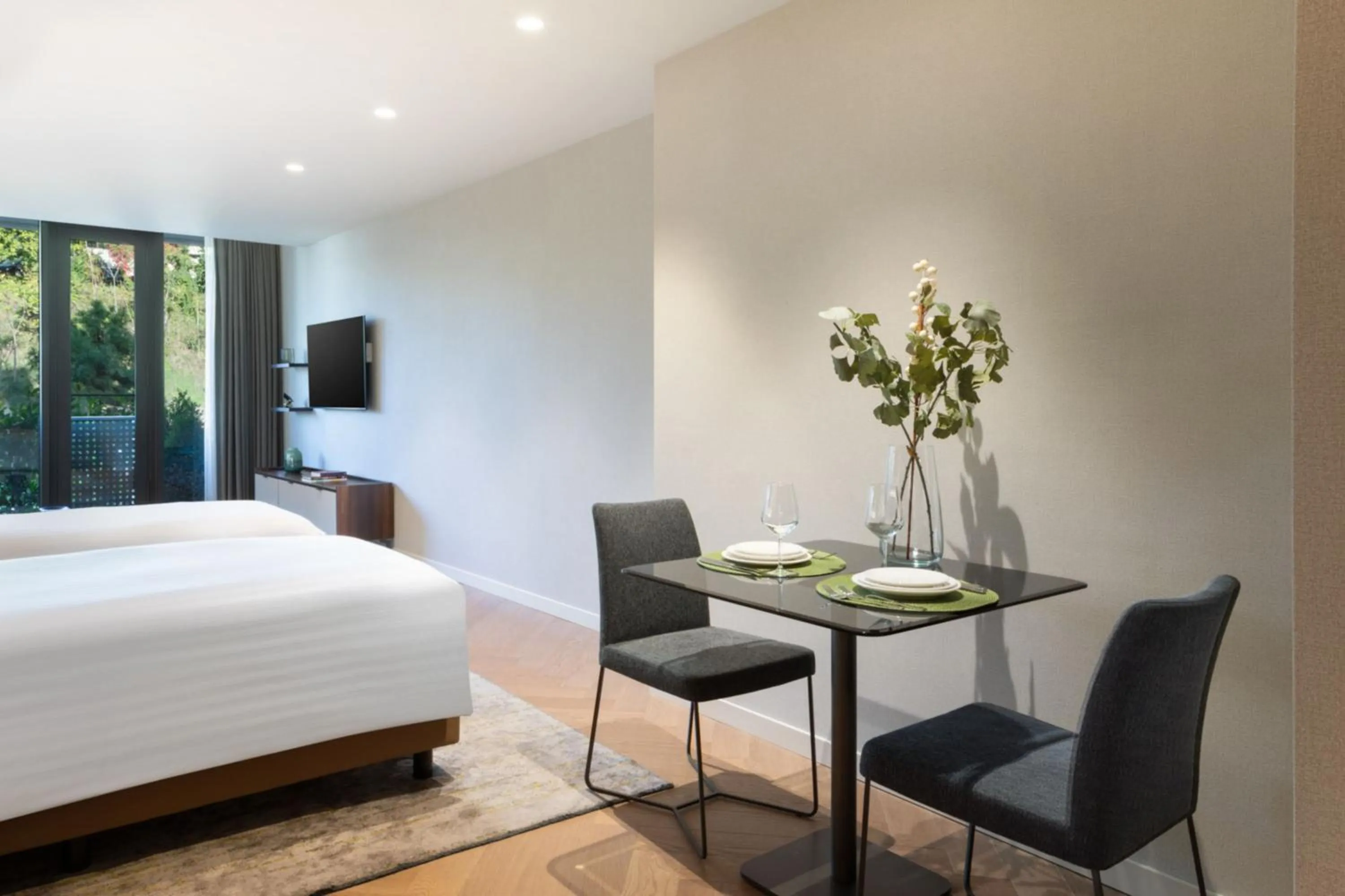 Bedroom, Bed in Marriott Executive Apartments Istanbul Fulya