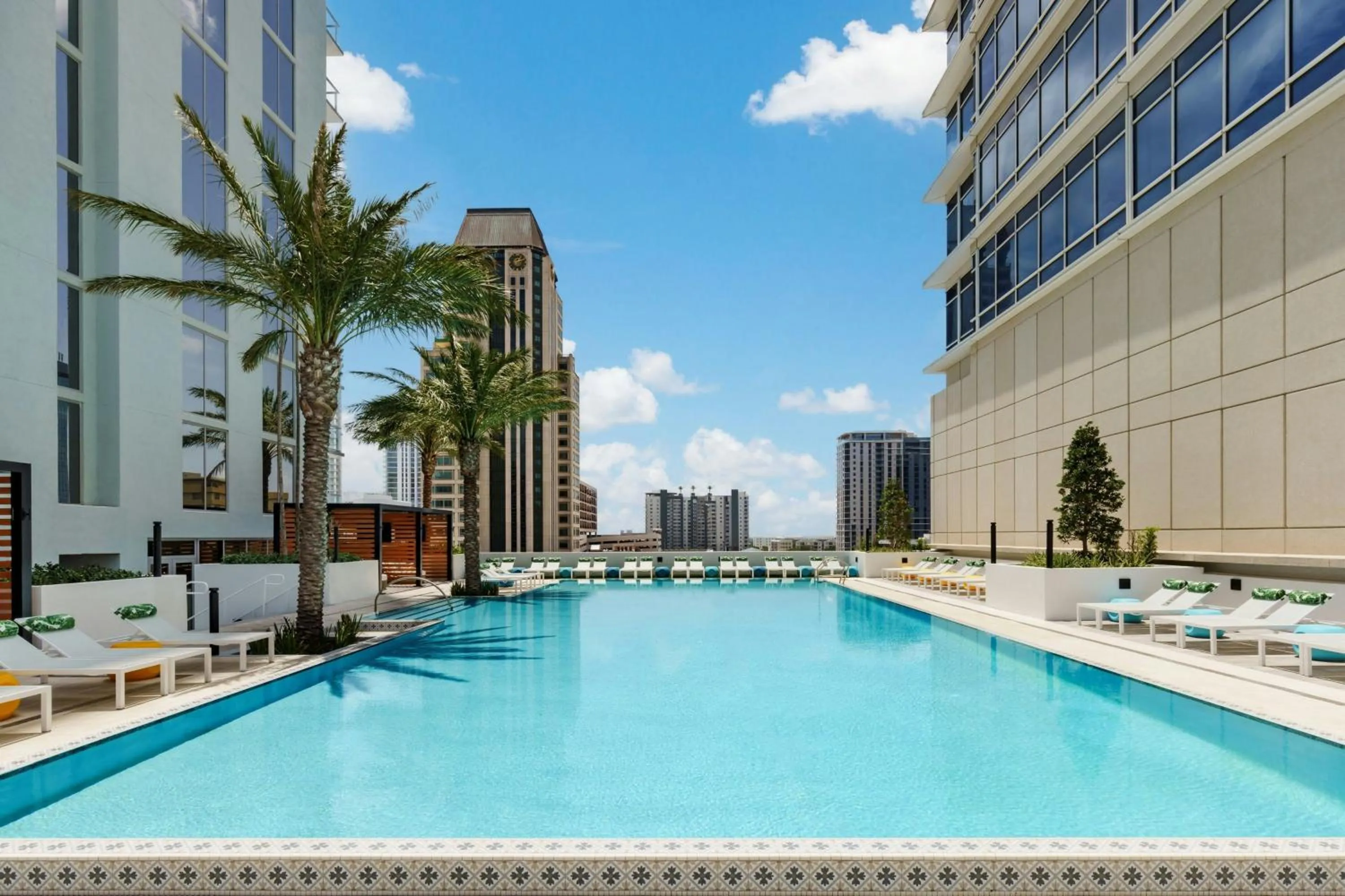 Swimming pool in AC Hotel St Petersburg Downtown