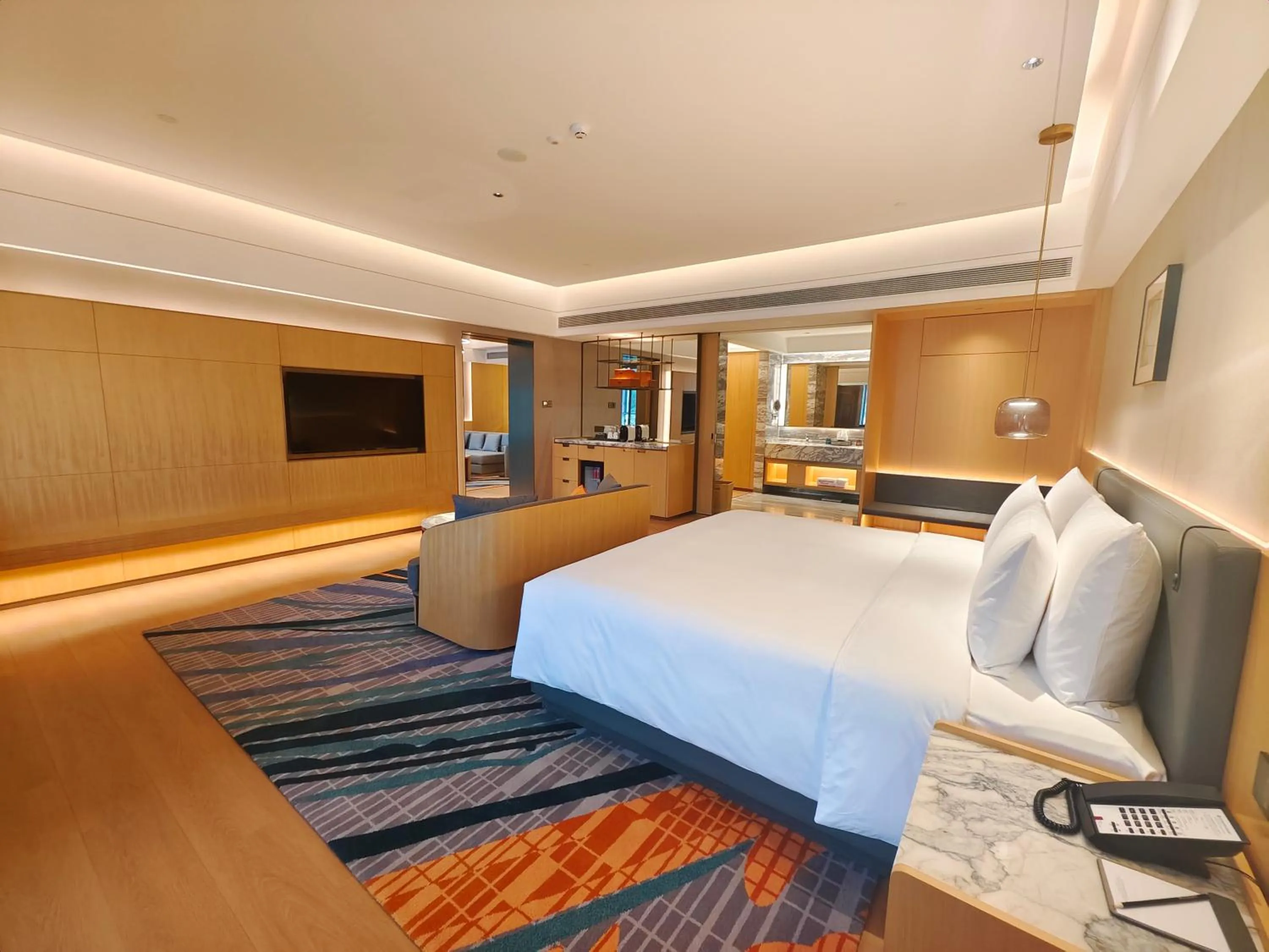 Bed in Wyndham Grand Zhaoqing Downtown