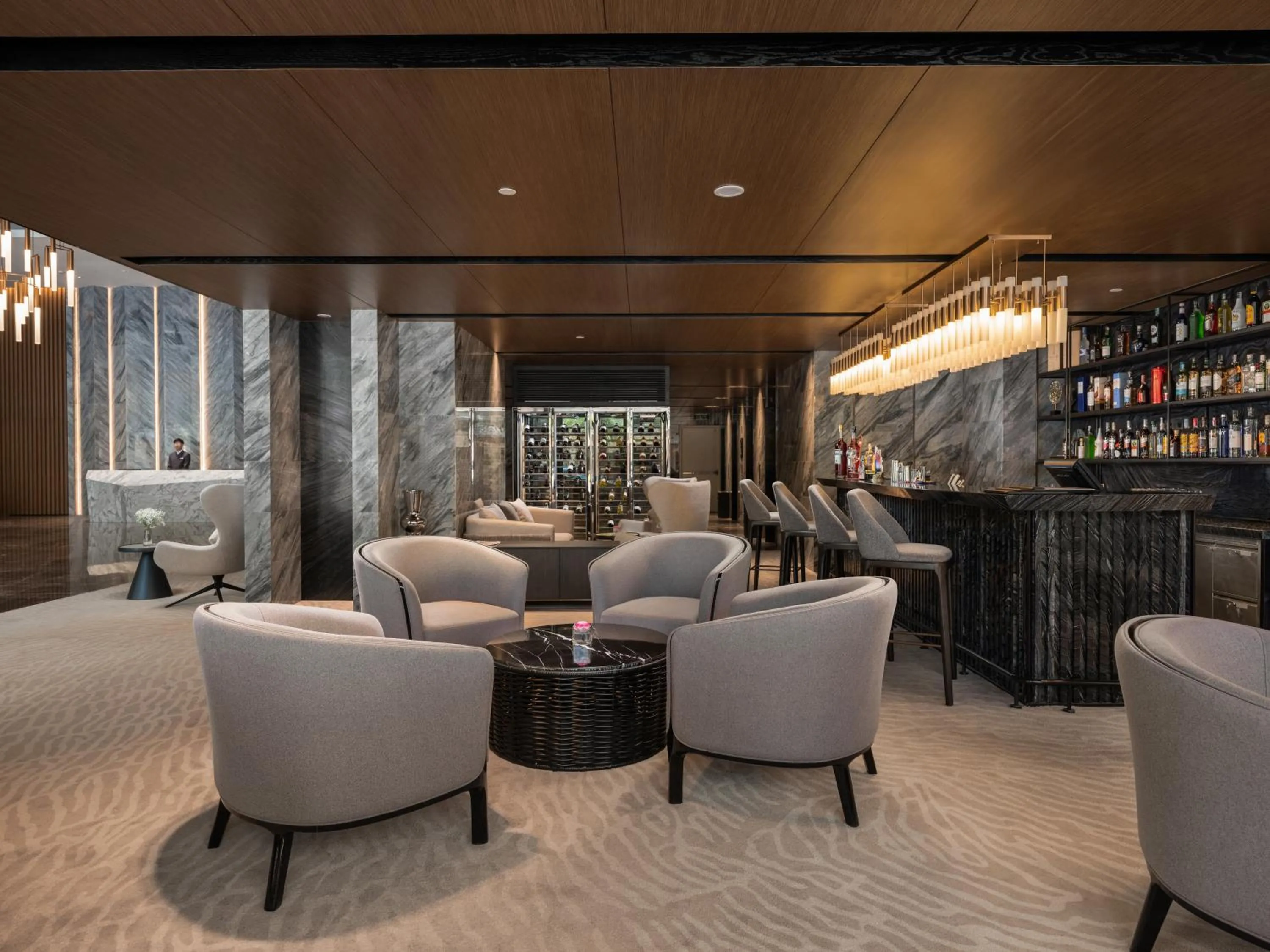 Lobby or reception in Crowne Plaza Danang City Centre by IHG