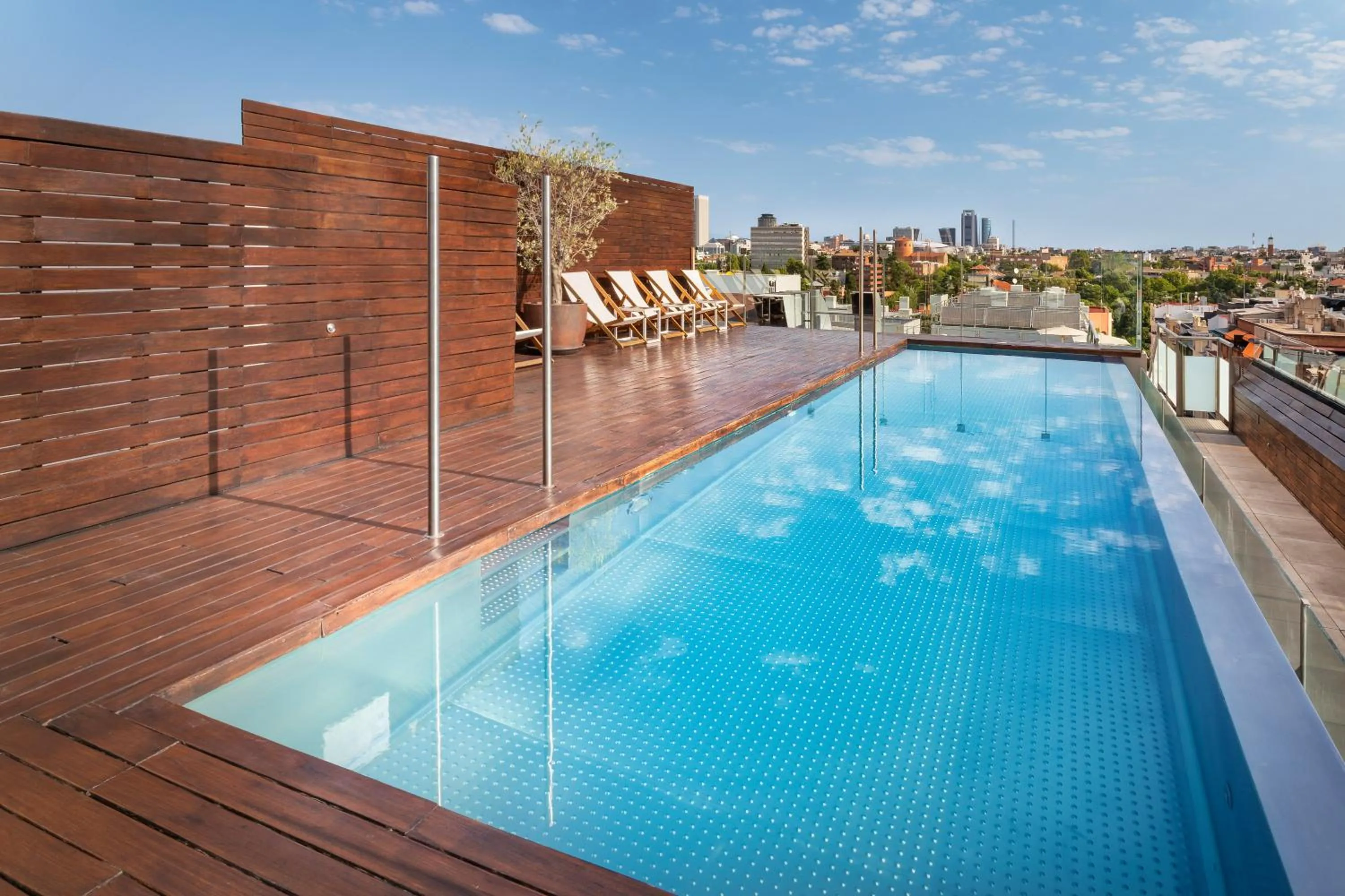 Swimming pool in Melia Madrid Serrano