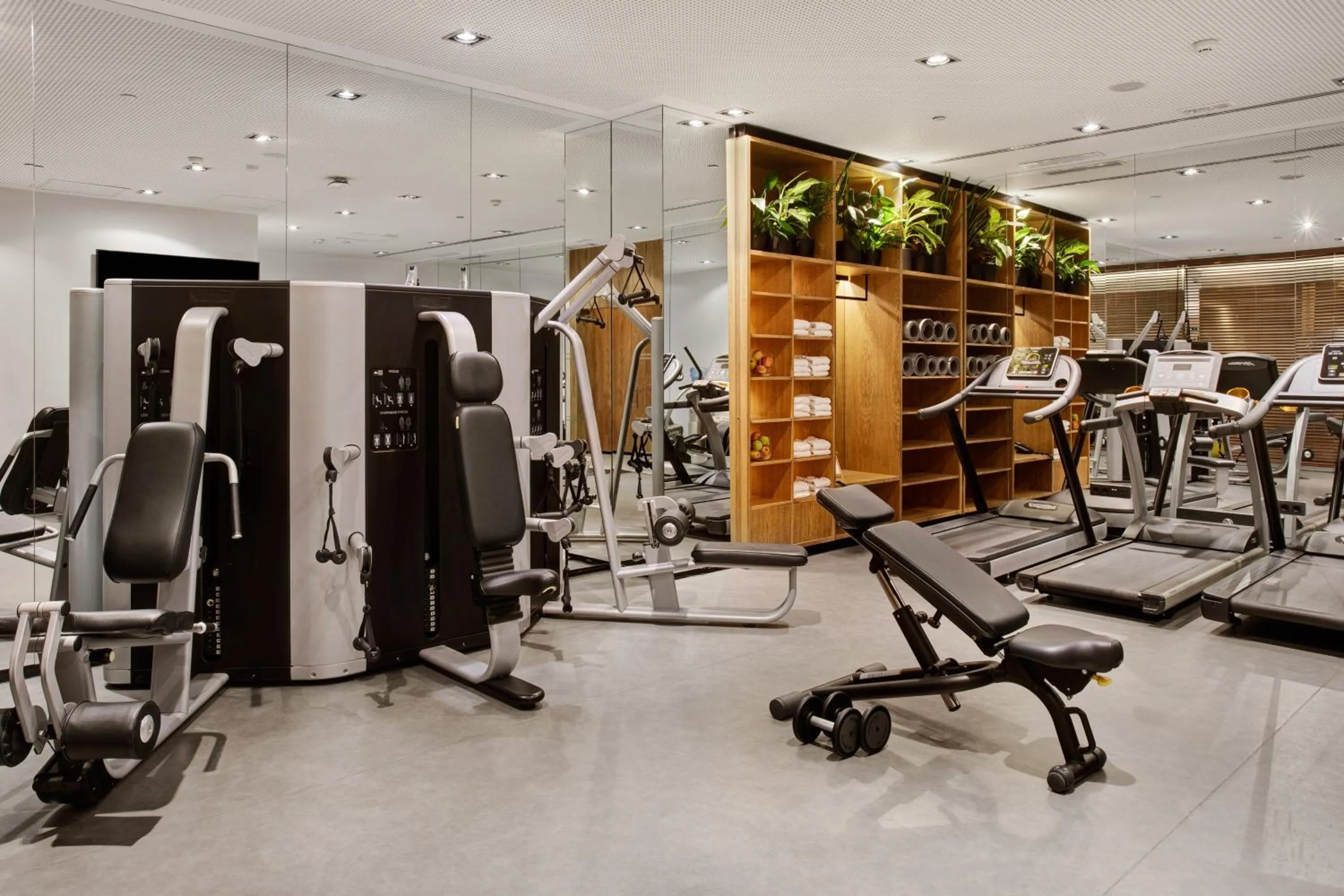 Fitness centre/facilities in Melia Madrid Serrano