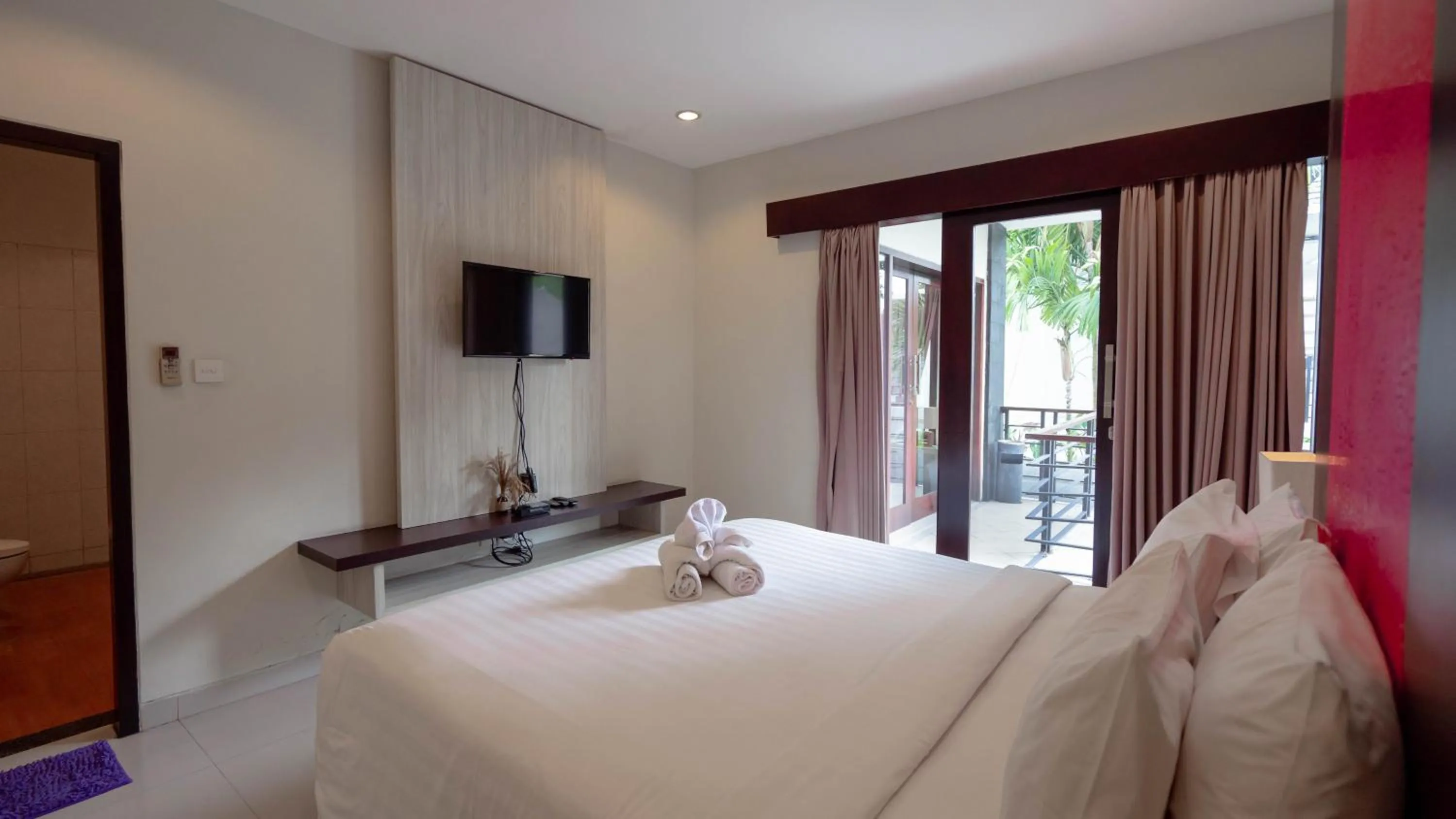 Bedroom, Bed in The Lavana Bali Radiance Villa Canggu