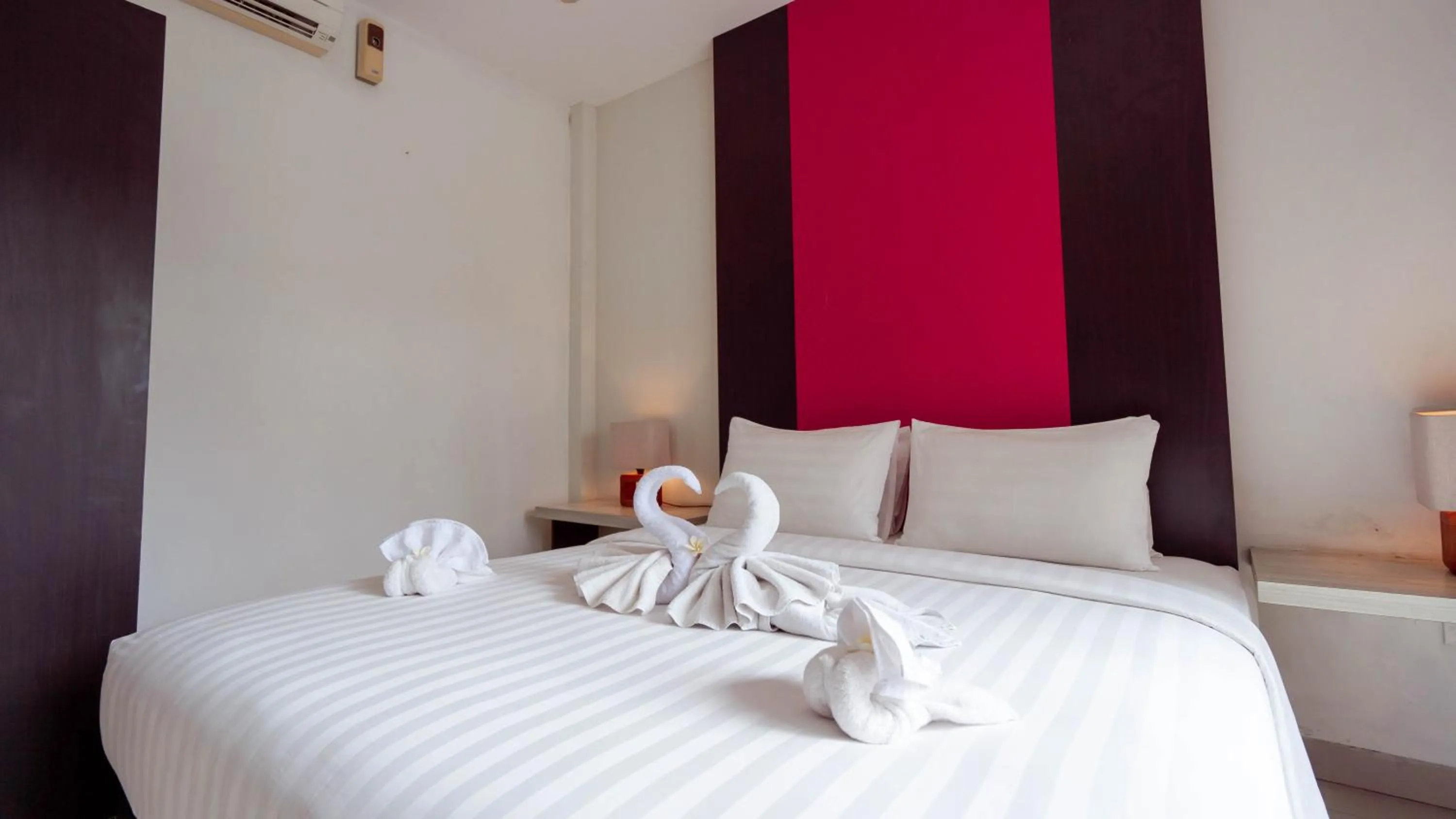 Bedroom, Bed in The Lavana Bali Radiance Villa Canggu