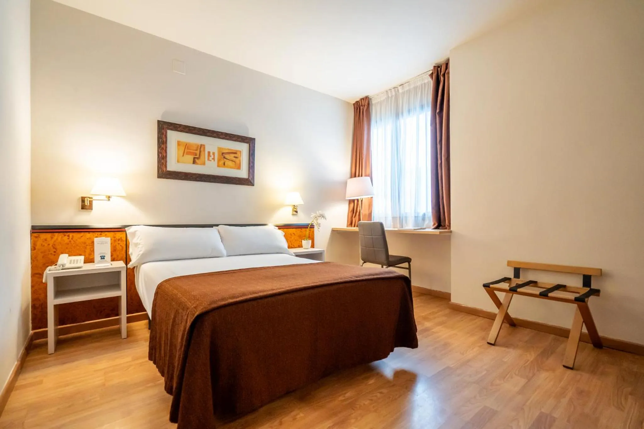 Bed in Hotel Glòries