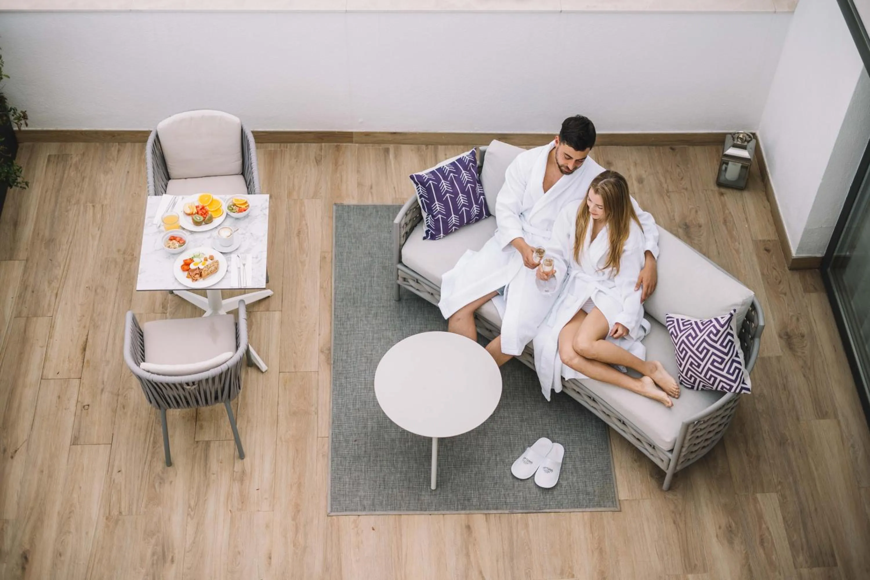 Bed in Neptuno Hotel & SPA 4 Sup