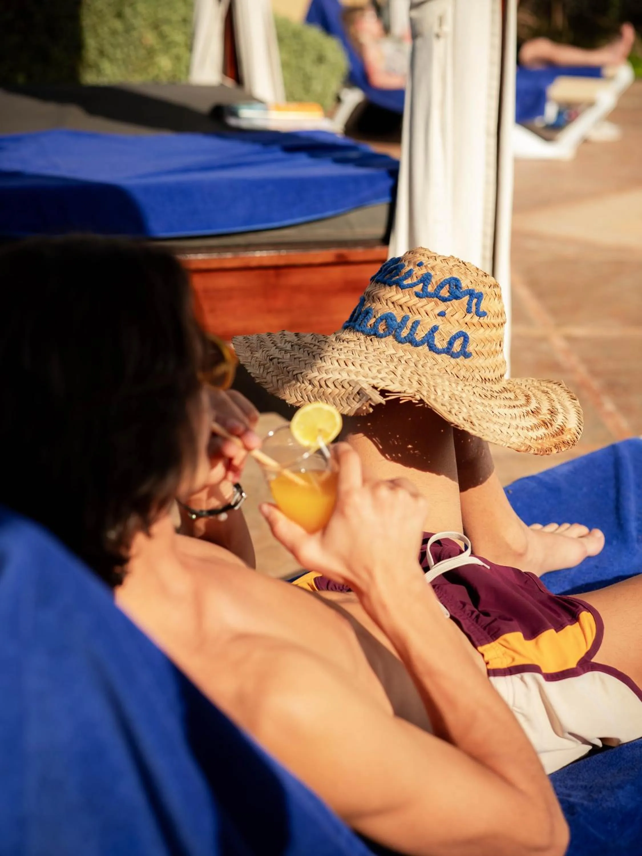 Swimming pool in Maison Daouia
