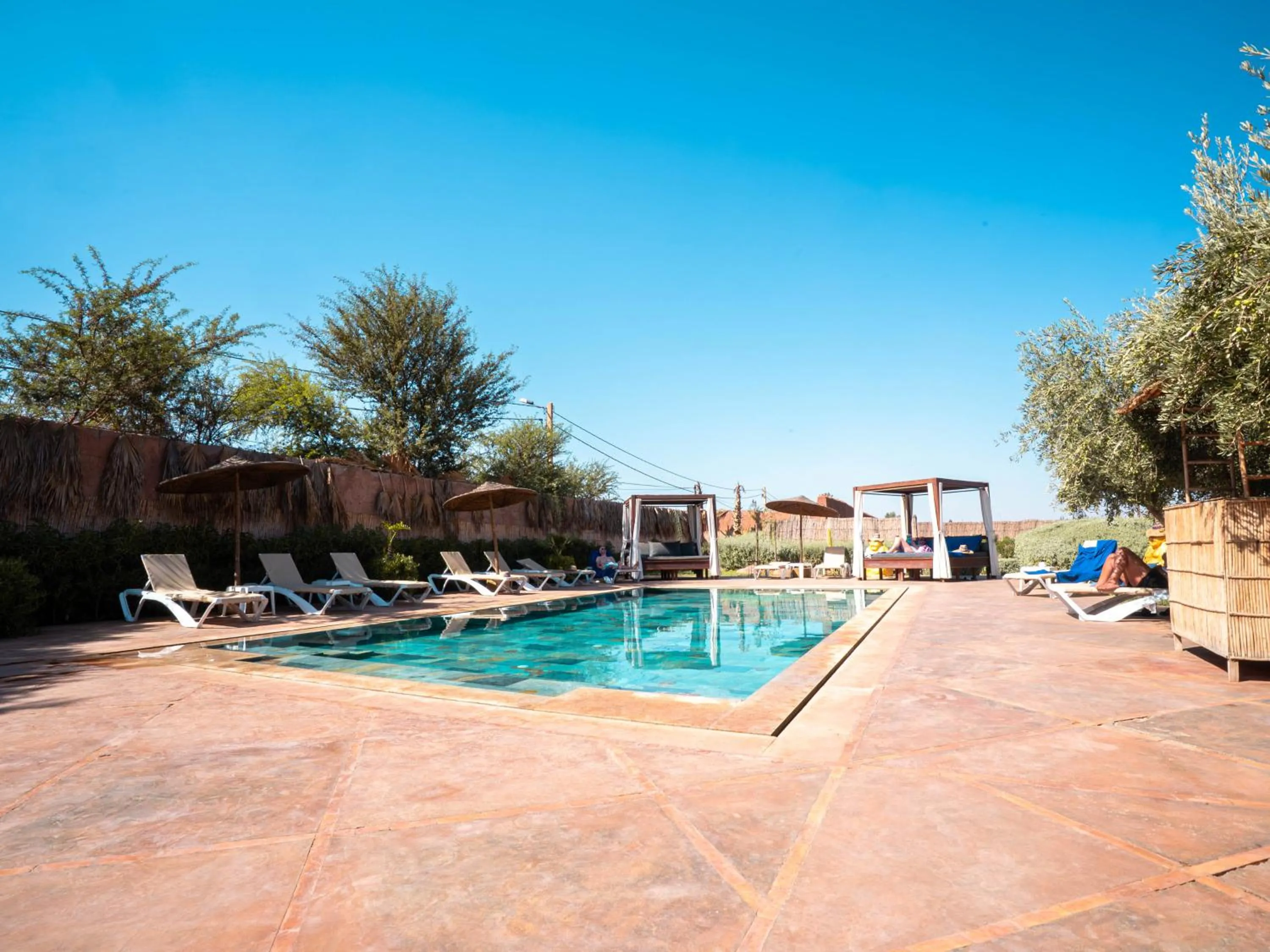 Swimming pool in Maison Daouia