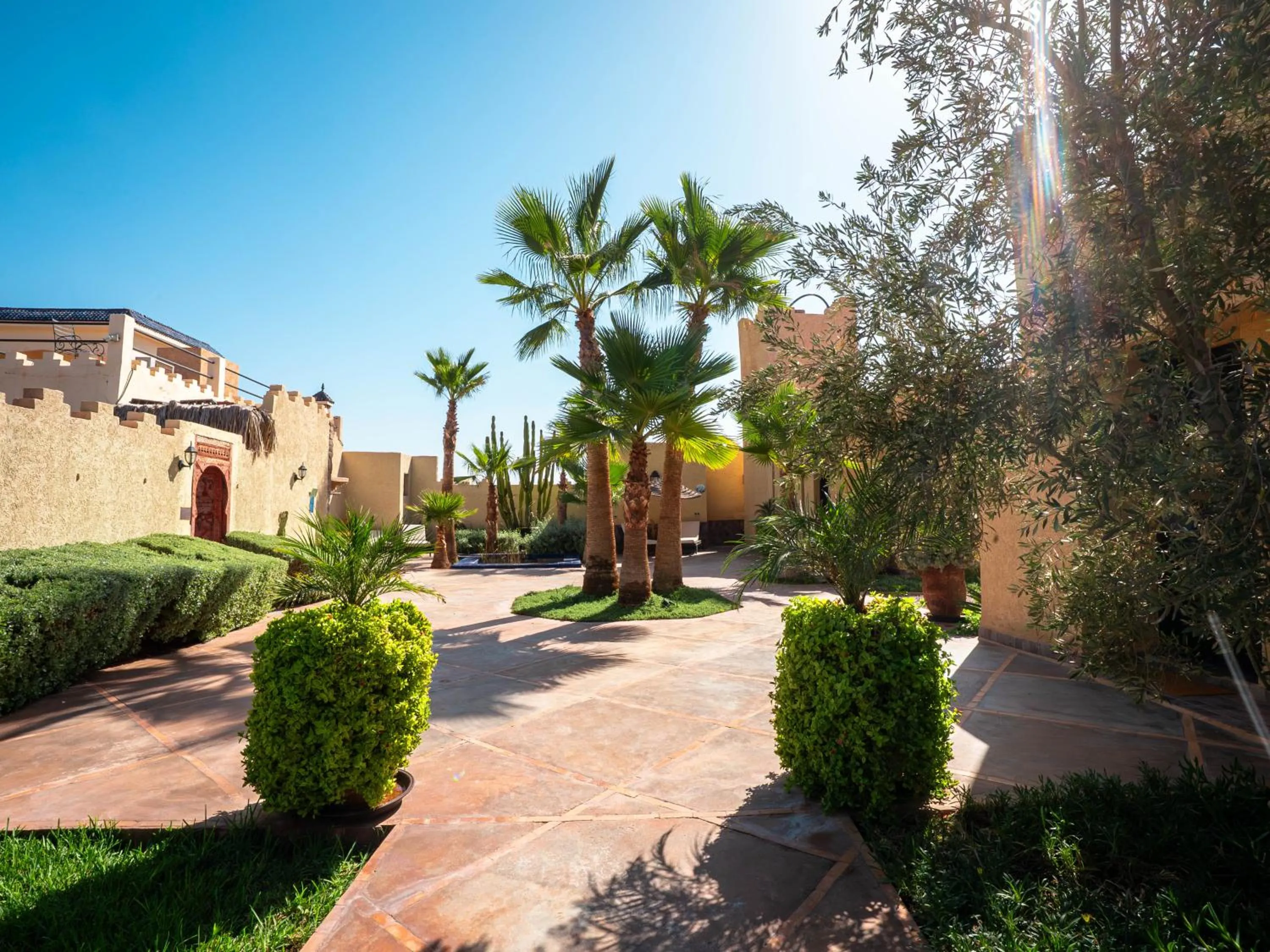 Garden view in Maison Daouia
