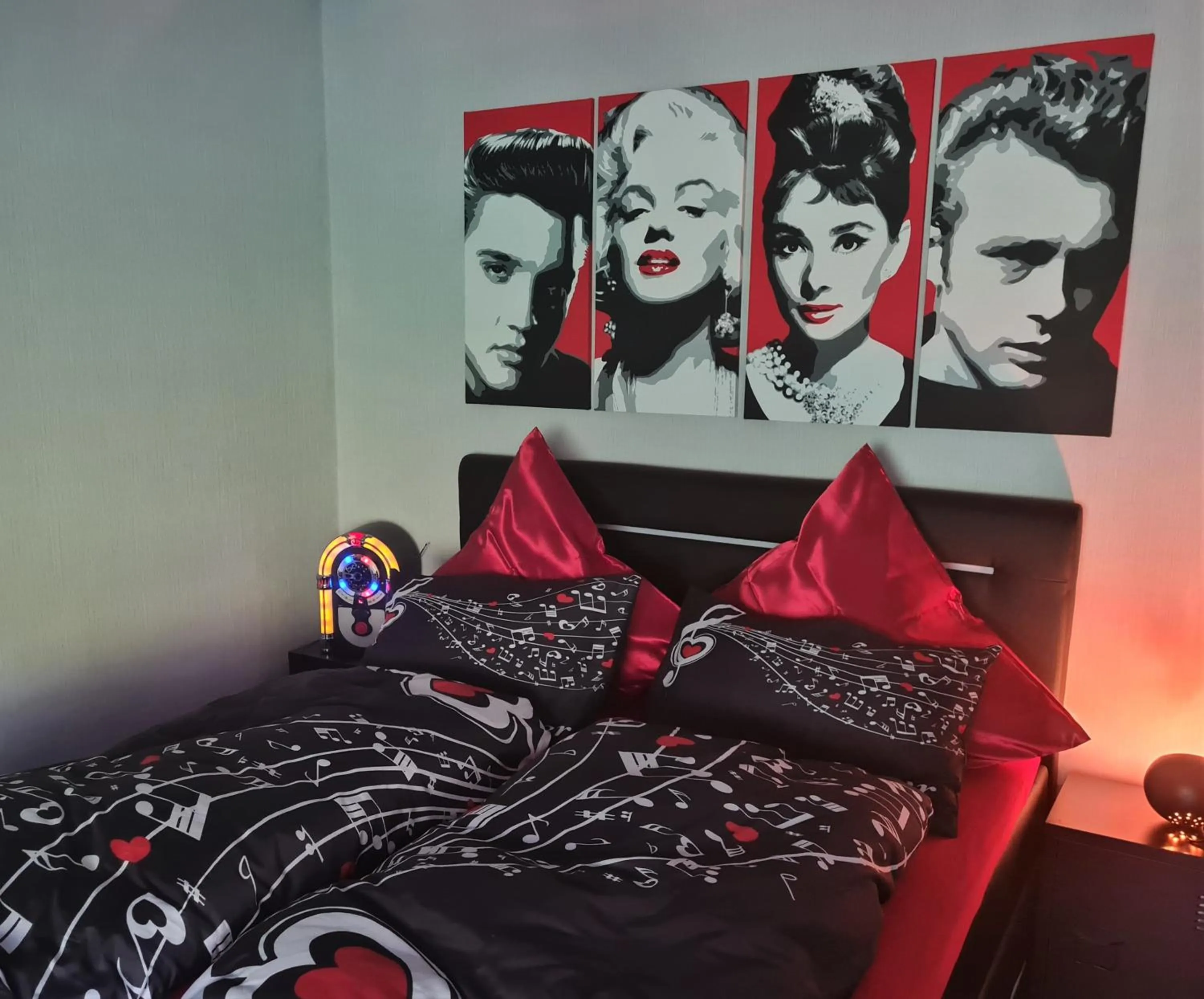 Bed in Gasthaus Paula