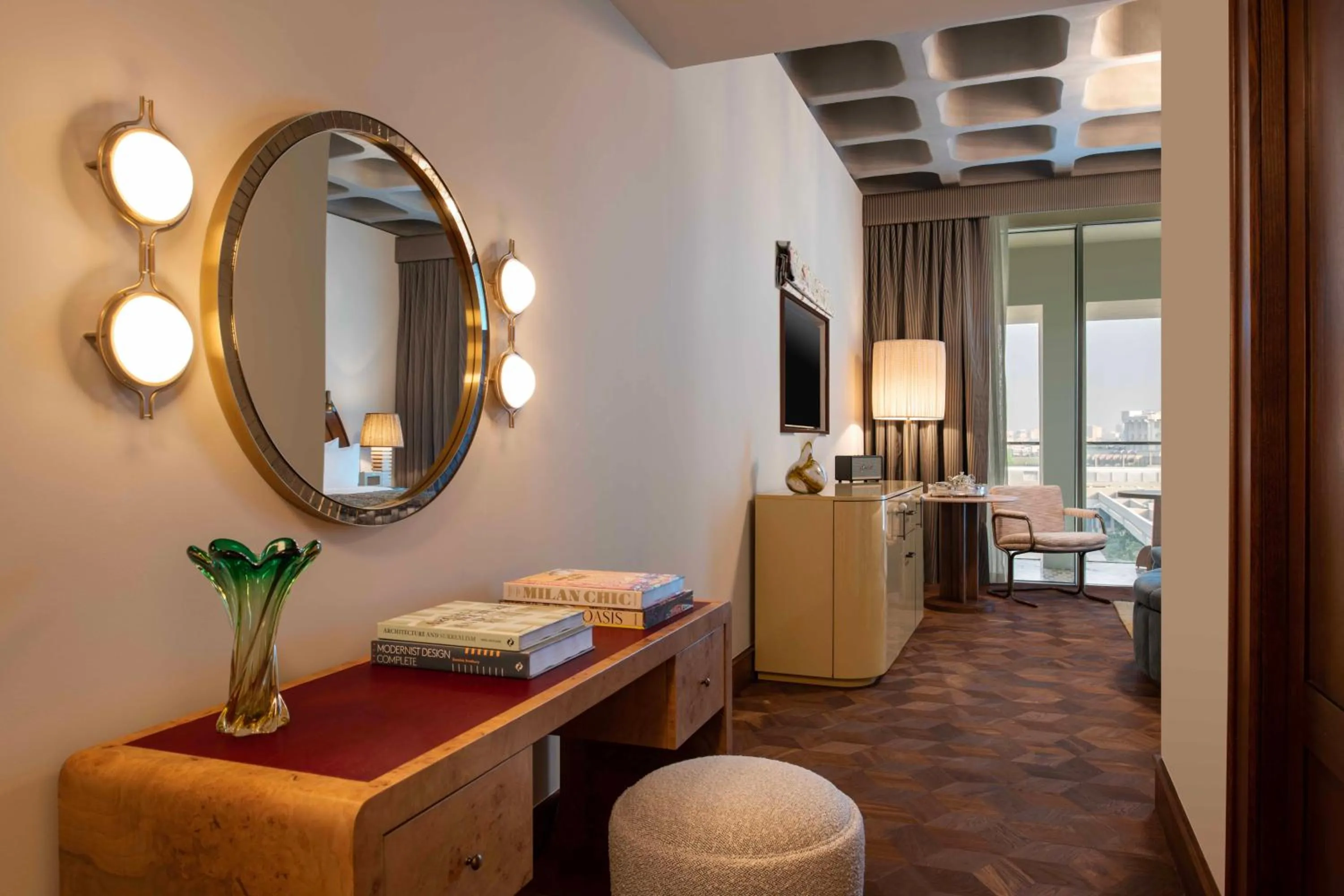 Seating area in The Ned Doha