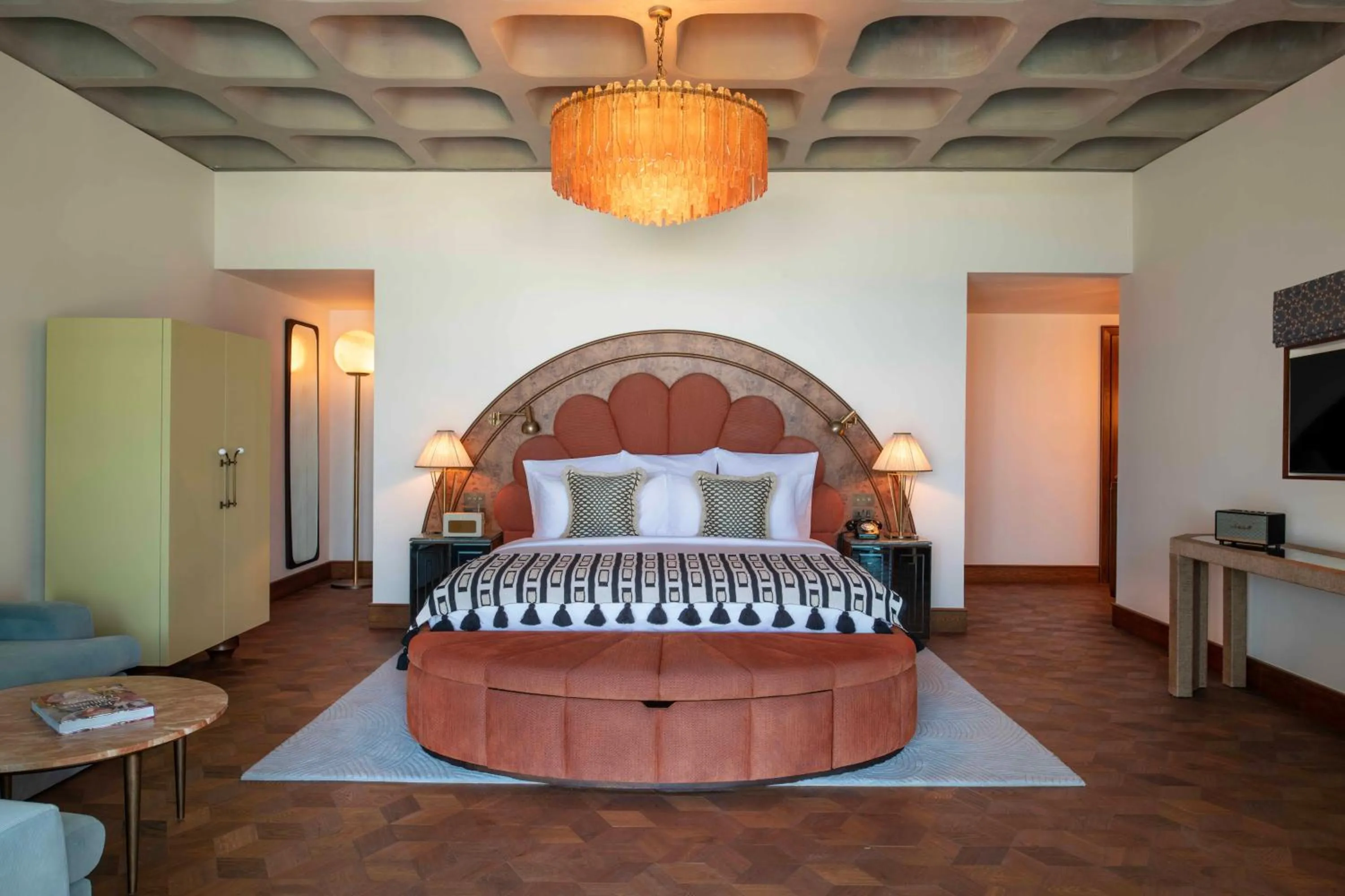 Bedroom, Bed in The Ned Doha