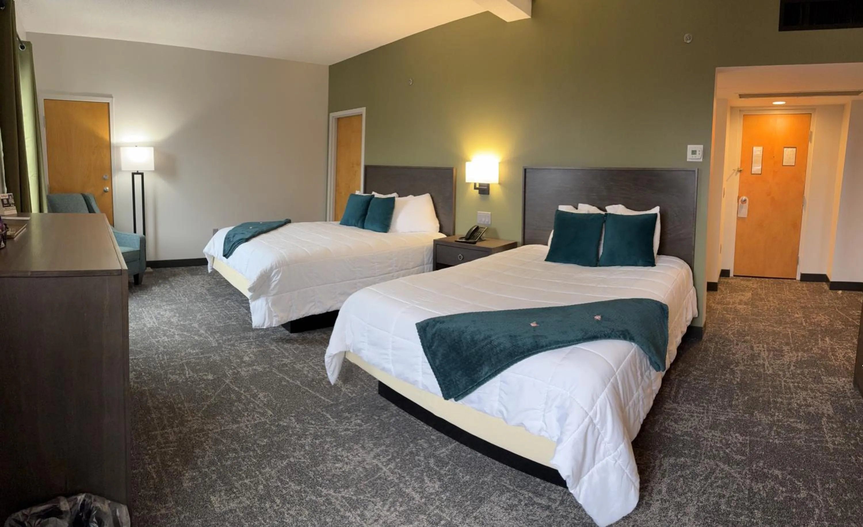 Bed in The Northeastland Hotel