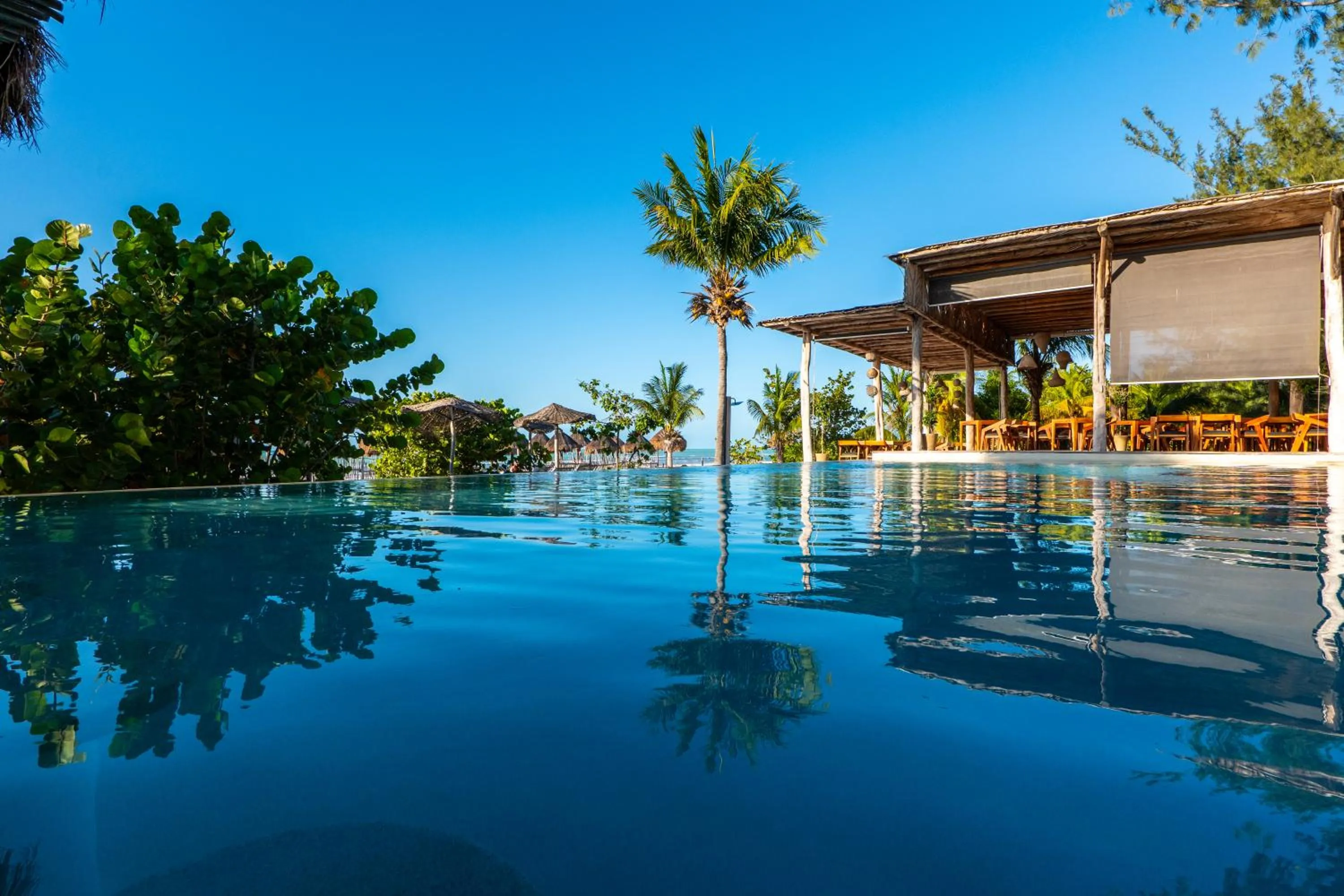Swimming pool in My Blue Hotel Holbox