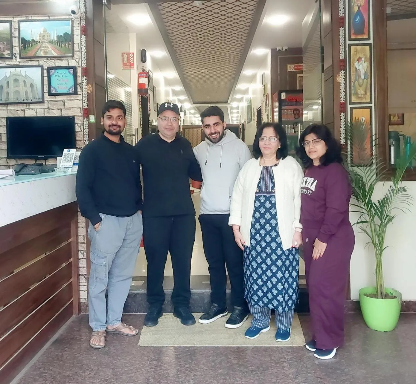 group of guests in Taj Nice Point Manage by Taj Sunrise Group