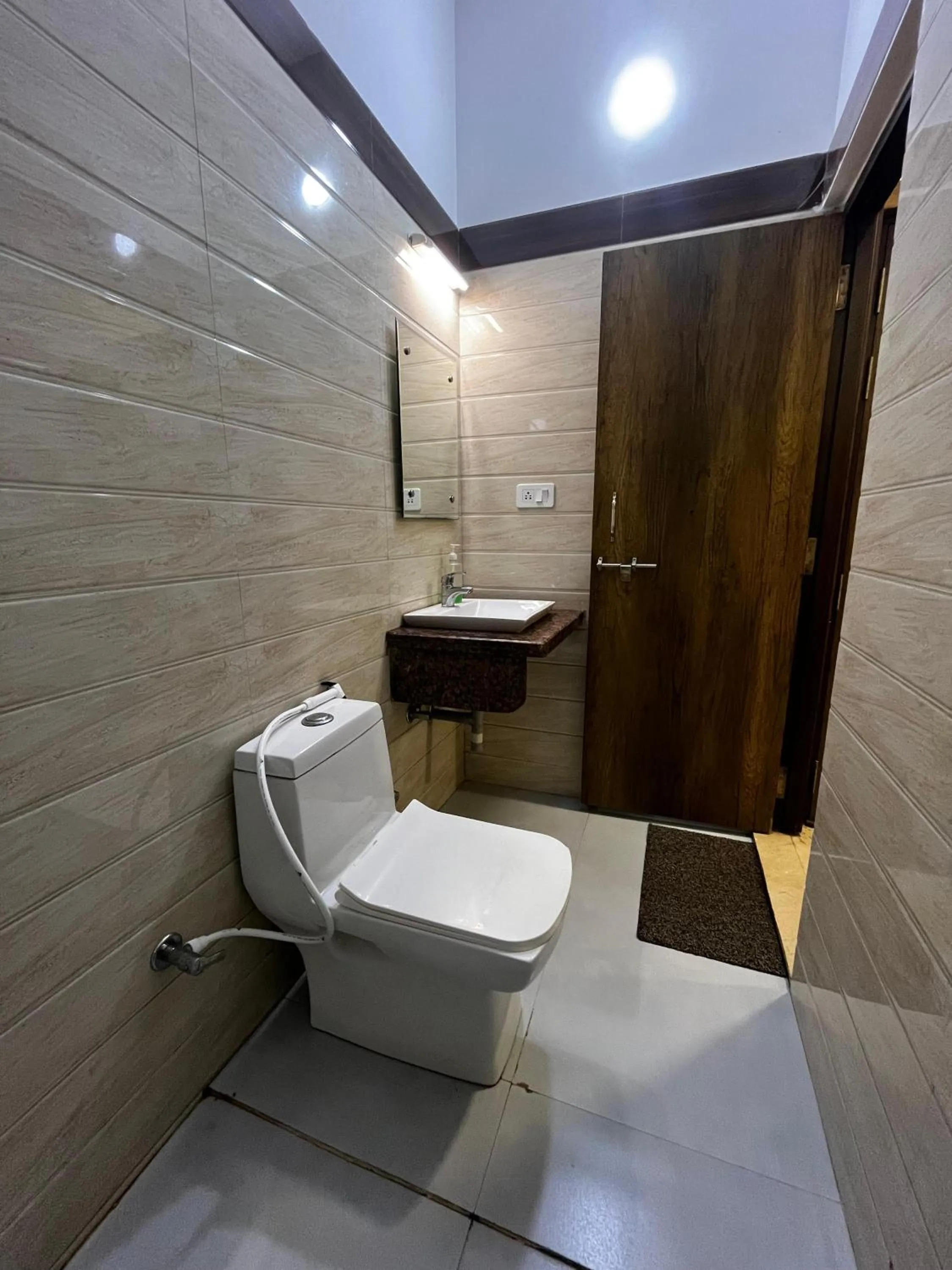 Toilet in Taj Nice Point Manage by Taj Sunrise Group