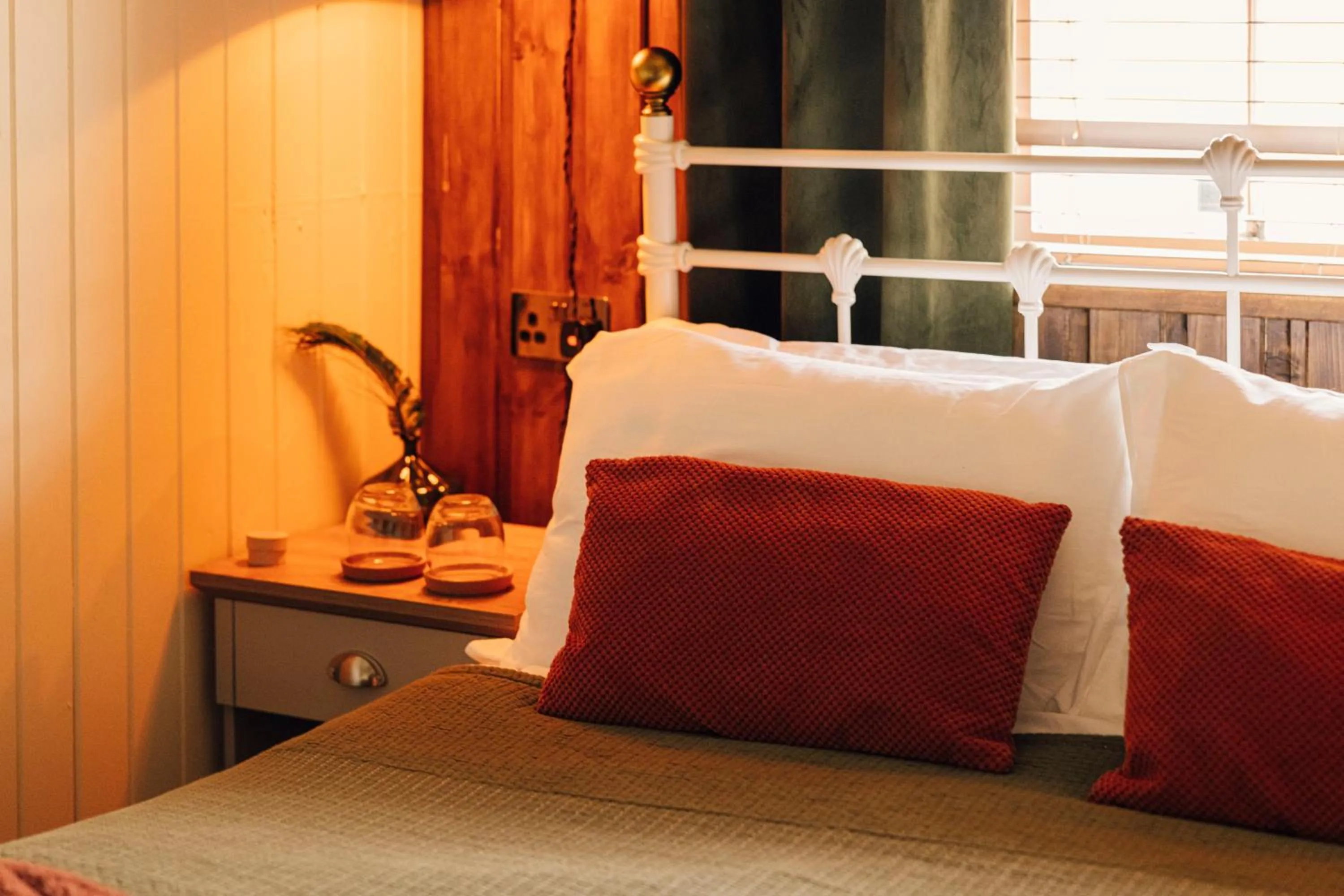 Bed in The George & Heart House